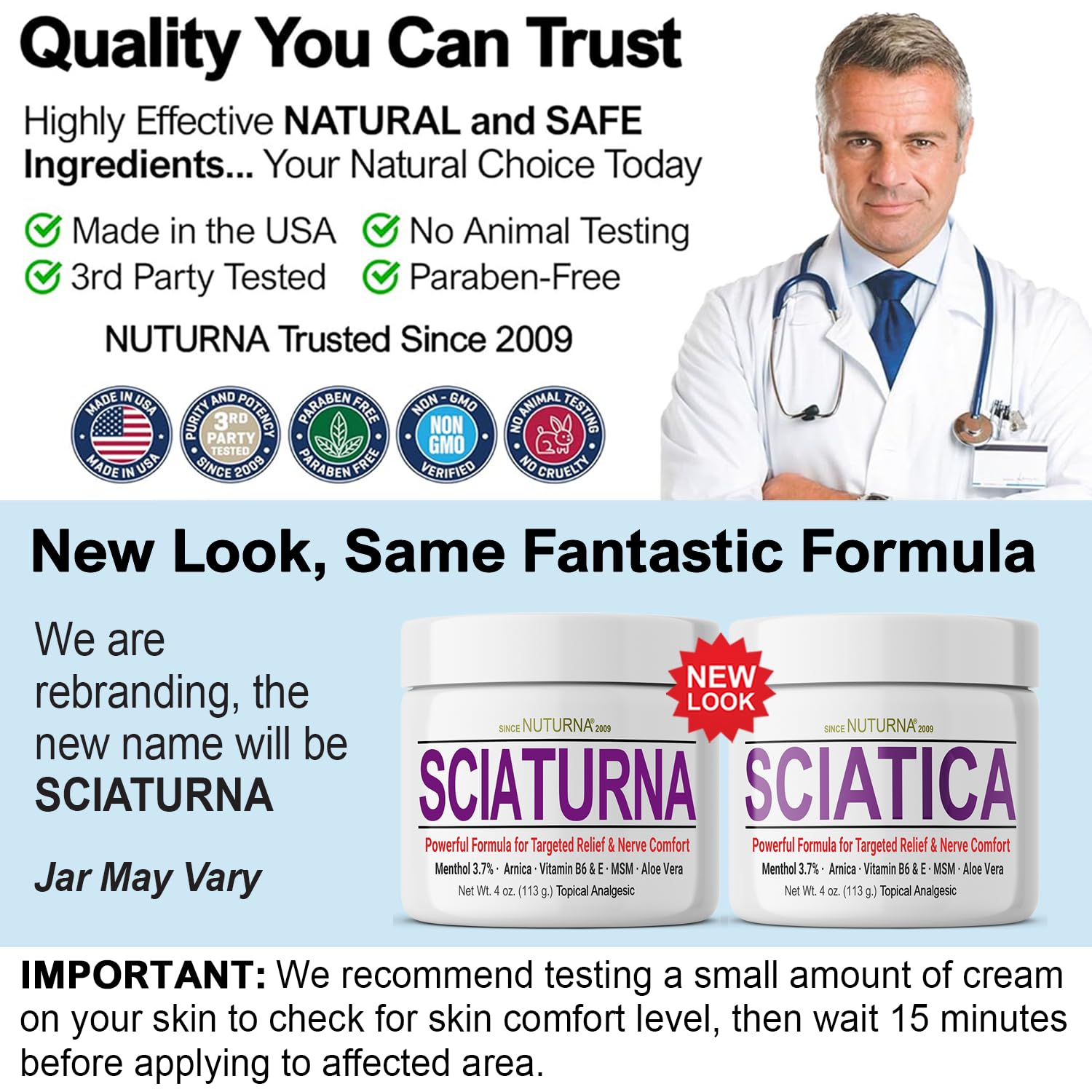 Sciatica Nerve Cream - Maximum Strength Comfort Cream for Feet, Hands, Legs, Toes, Back - Natural Ultra Strength Arnica, MSM, Menthol, Soothing Comfort, Large 4 Oz Nuturna buy supplements canada