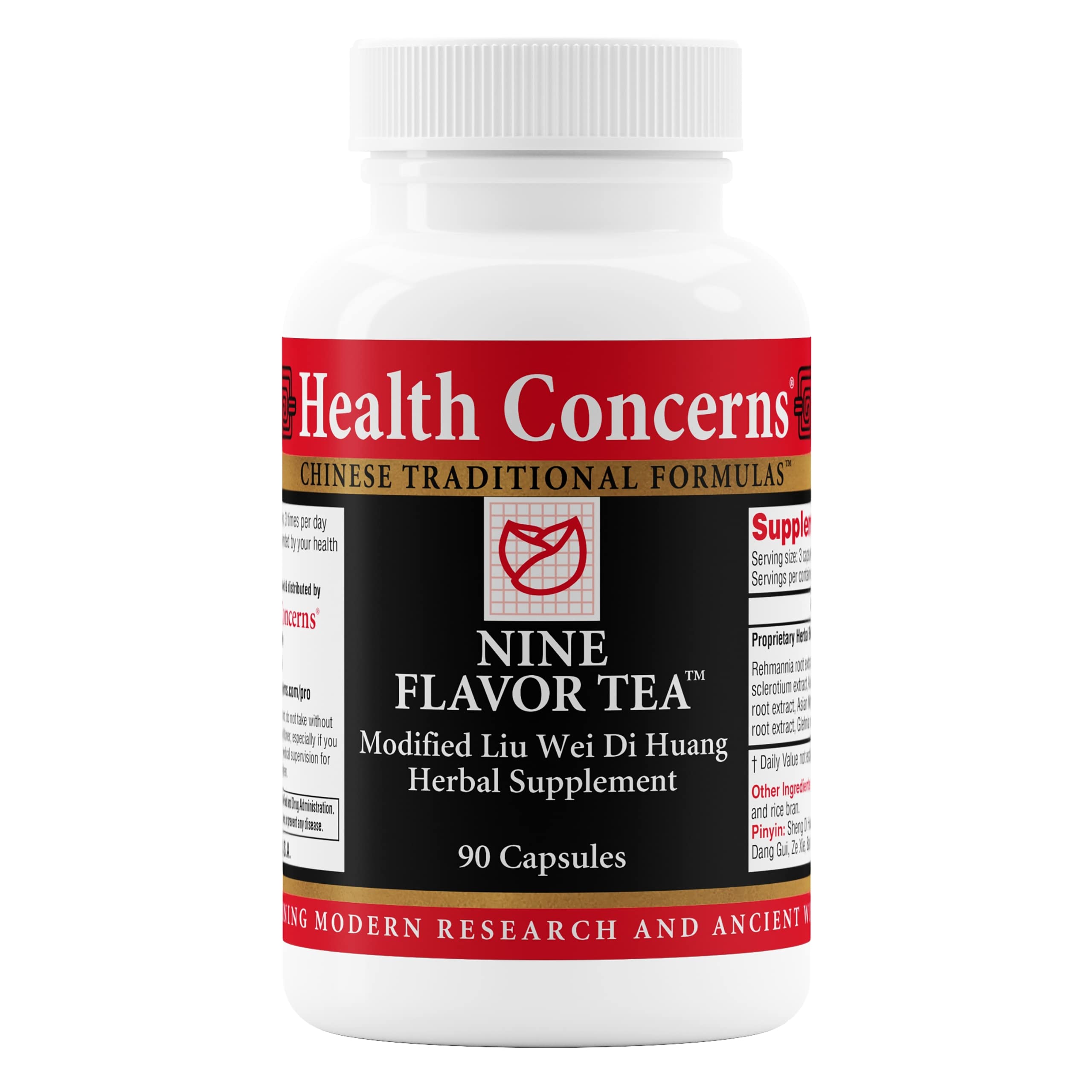 Health Concerns Nine Flavor Tea – Immune Support, Kidney Support & Lymphatic Health – Chinese Herbal Supplement for Oral Health, Night Sweats, Blurred Vision – 90 Capsules Health Concerns buy supplements canada