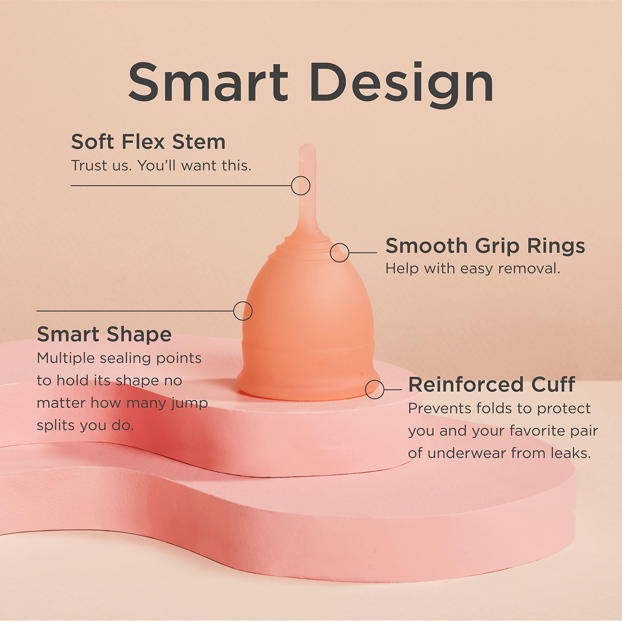 Saalt Soft Menstrual Cup - Best Sensitive Reusable Period Cup - Wear for 12 Hours - Tampon and Pad saalt buy supplements canada