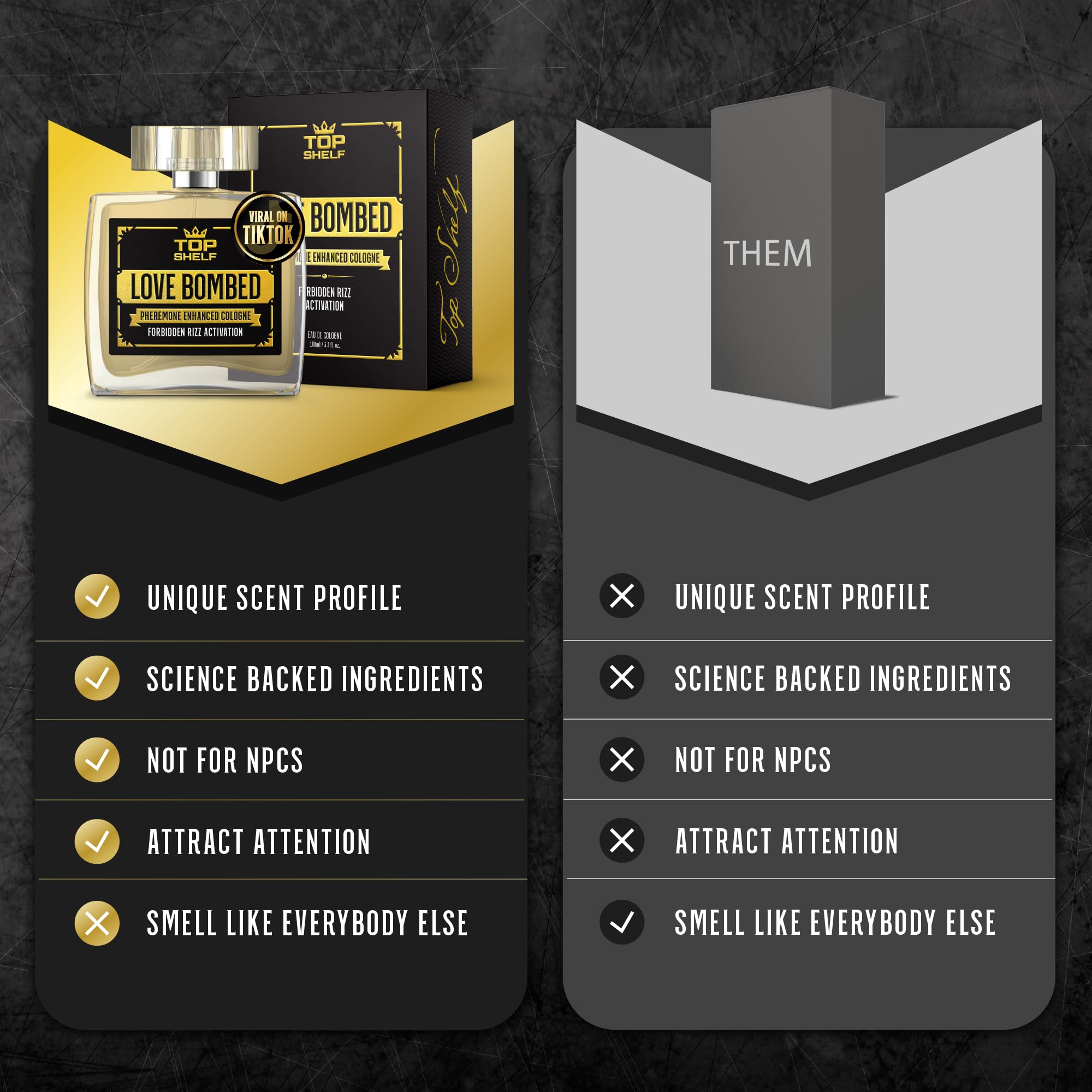 Join Top Shelf Grind Love Bombed - Pheromone Cologne for Men | Bold Attraction Join Top Shelf Grind buy supplements canada
