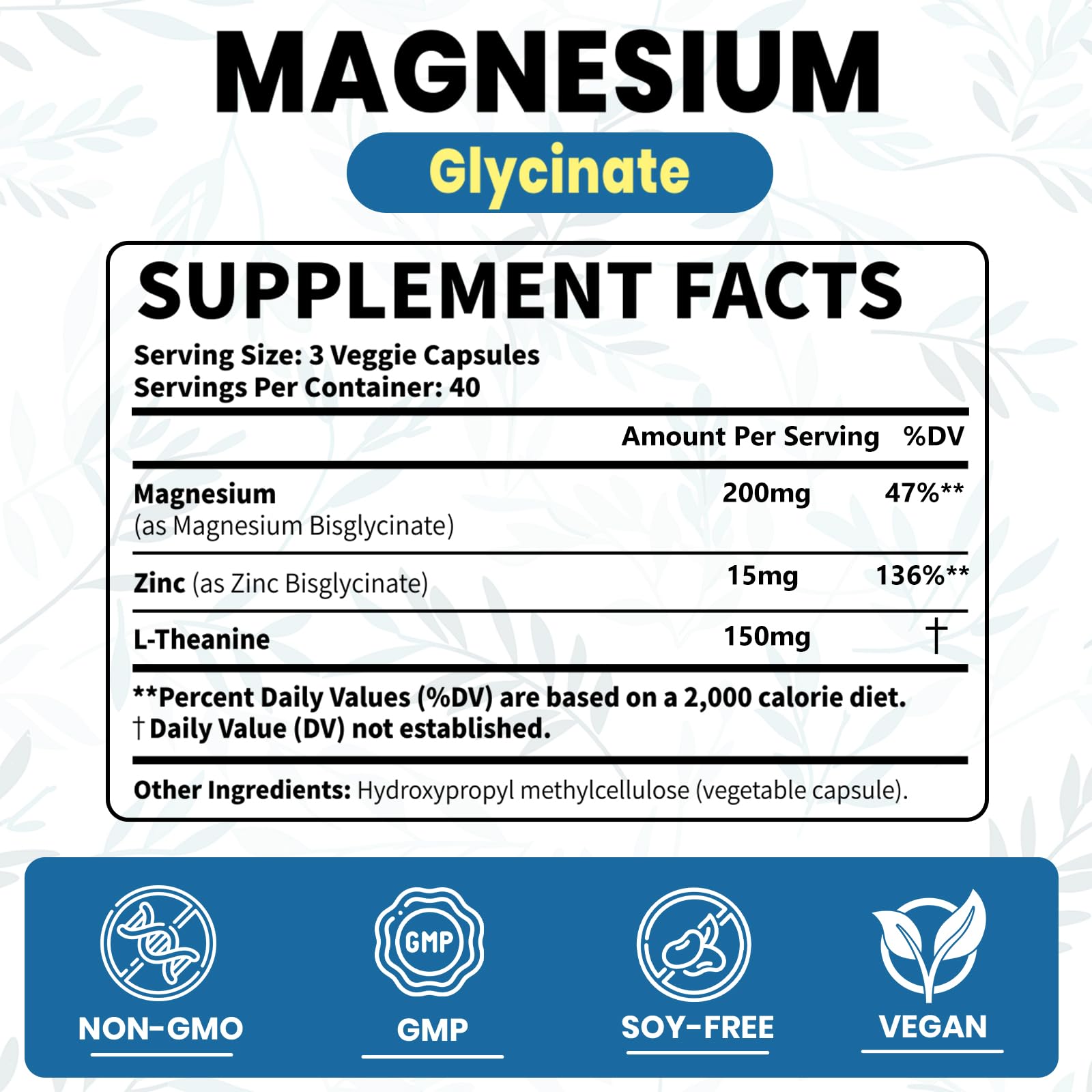 AROFUM Magnesium Glycine 200 mg, with L-theanine and Zinc Glycine – Magnesium Supplement to Help Soothe Emotions, Balance Stress, and Promote restful Sleep – Non-GMO Vegan Capsules, 120 Capsules Arofum buy supplements canada
