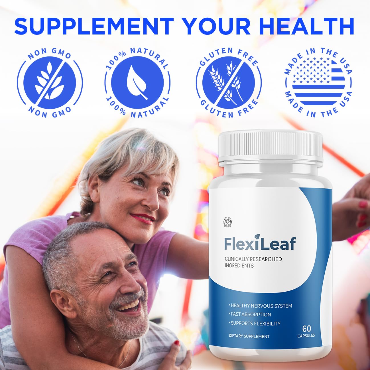Flexileaf Capsules, Official Flexileaf Pills with All Natural Ingredients, Advanced Health and Overall Wellness Multivitamin Supplement, Flexoleaf Maximum Strength Support Formula (60 Capsules) MJO buy supplements canada