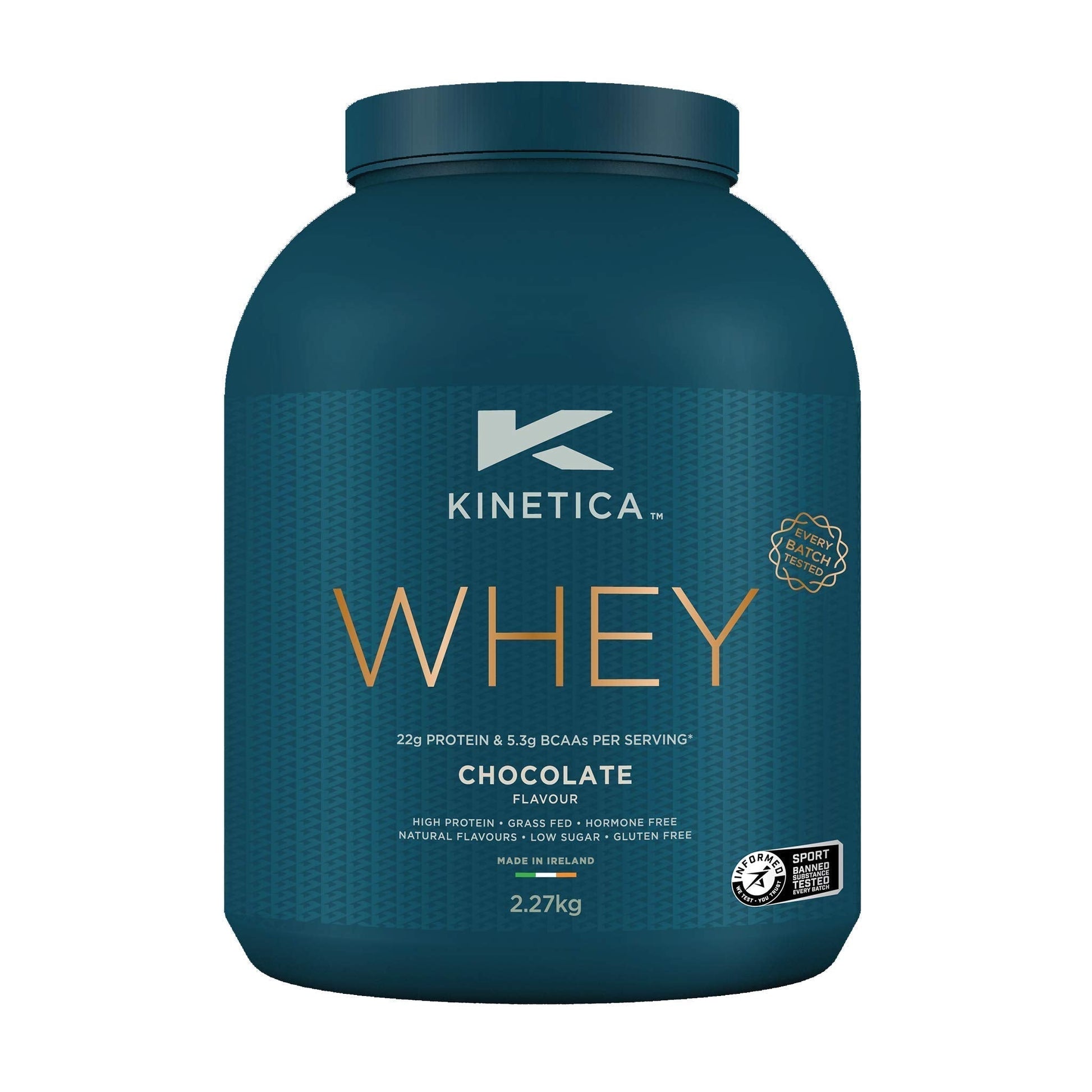 Kinetica Chocolate Whey Protein Powder | 2.27kg | 22g Protein per Serving | 76 Servings Kinetica buy supplements canada