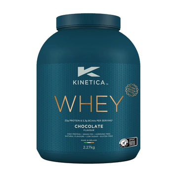 Kinetica Chocolate Whey Protein Powder | 2.27kg | 22g Protein per Serving | 76 Servings Kinetica buy supplements canada