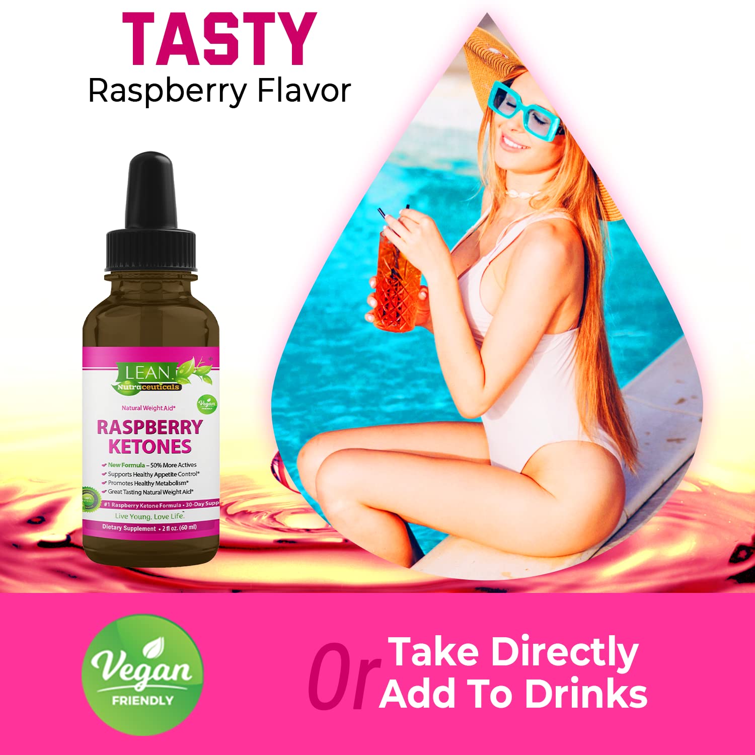 Weight Loss Perfect Keto Raspberry Ketone Drops, Appetite Suppressant Fat Burner LEAN Nutraceuticals buy supplements canada