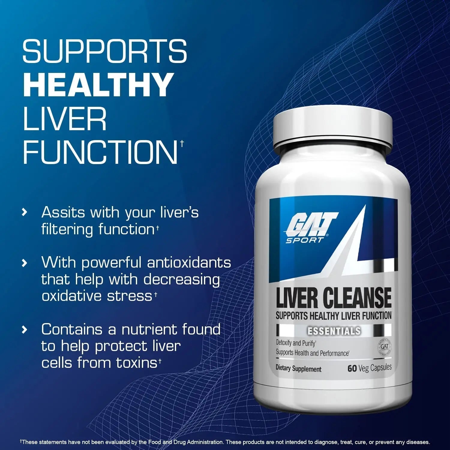 GAT SPORT Essentials Liver Cleanse Multivitamin, 60 Count GAT SPORT buy supplements canada