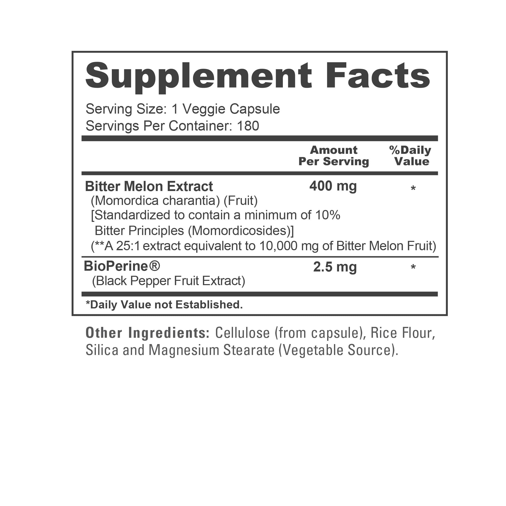 NusaPure Bitter Melon Extract 10,000 mg 180 Vegan Caps (100% Vegetarian, Non-GMO, Gluten-Free, 10% Bitter Principles) Bioperine NusaPure buy supplements canada