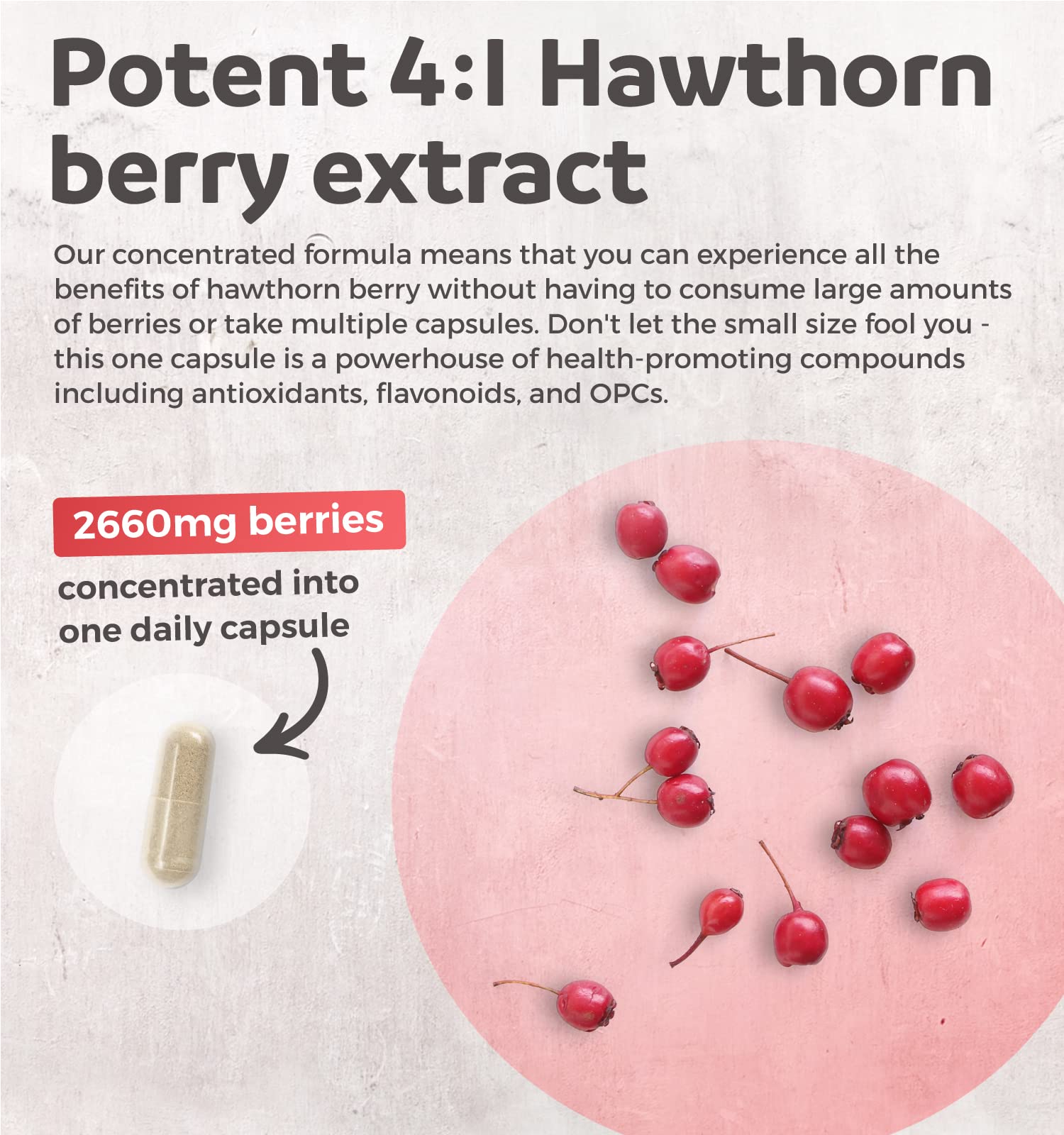 Hawthorn Berry Capsules - 4 Month Supply Digestion & Heart Health Supplement Healths Harmony buy supplements canada