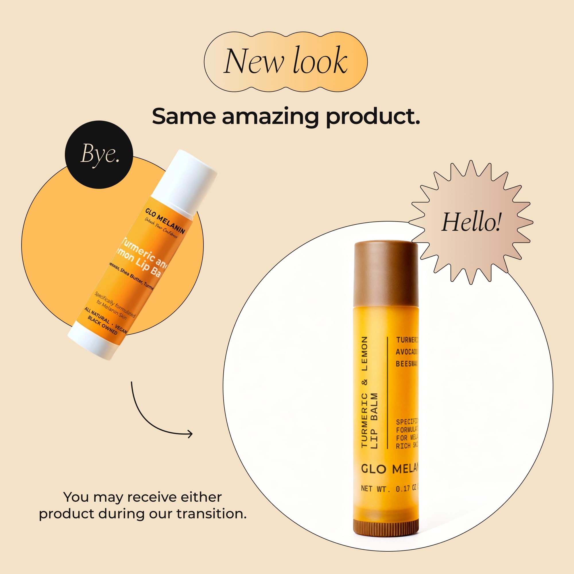 Glo Melanin All Natural Lemon and Turmeric Lip Balm - Natural Lip Balm Illuminate Your Smile Glo Melanin buy supplements canada