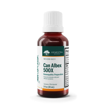 Genestra Brands Can Albex 500X | Candida Albicans Homeopathic Remedy in Liquid Form | 1 fl. oz. Genestra Brands buy supplements canada