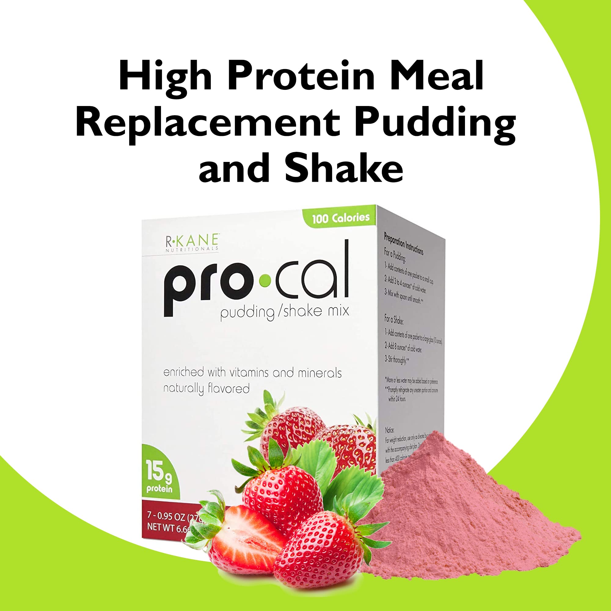 R-Kane Nutritionals Pro-Cal Pudding/Shake Mix, Low Calorie Protein Shake Powder R-Kane Nutritionals buy supplements canada