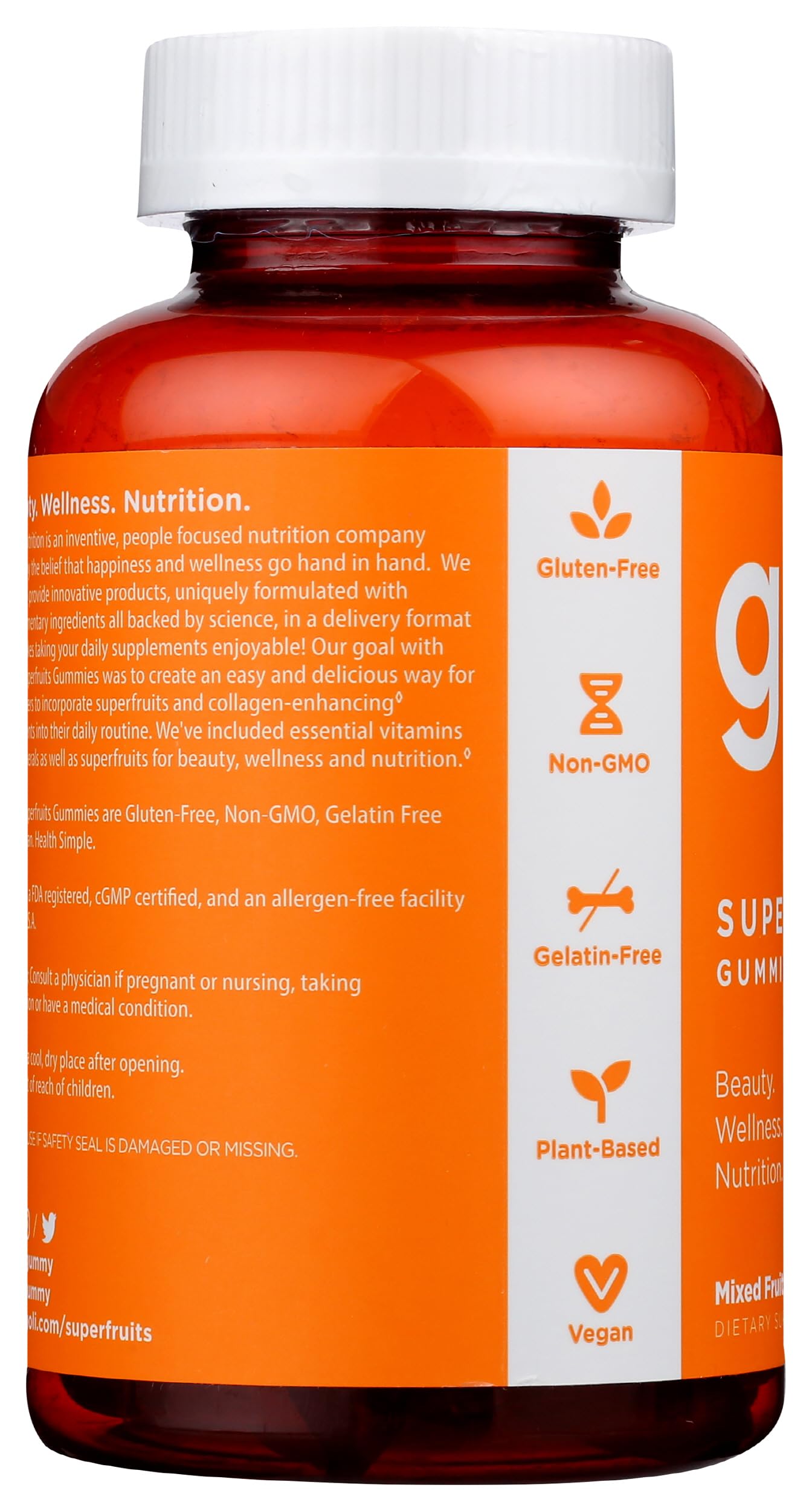 Goli Nutrition, Gummies Superfruits Mixed Fruit, 60 Count Goli buy supplements canada
