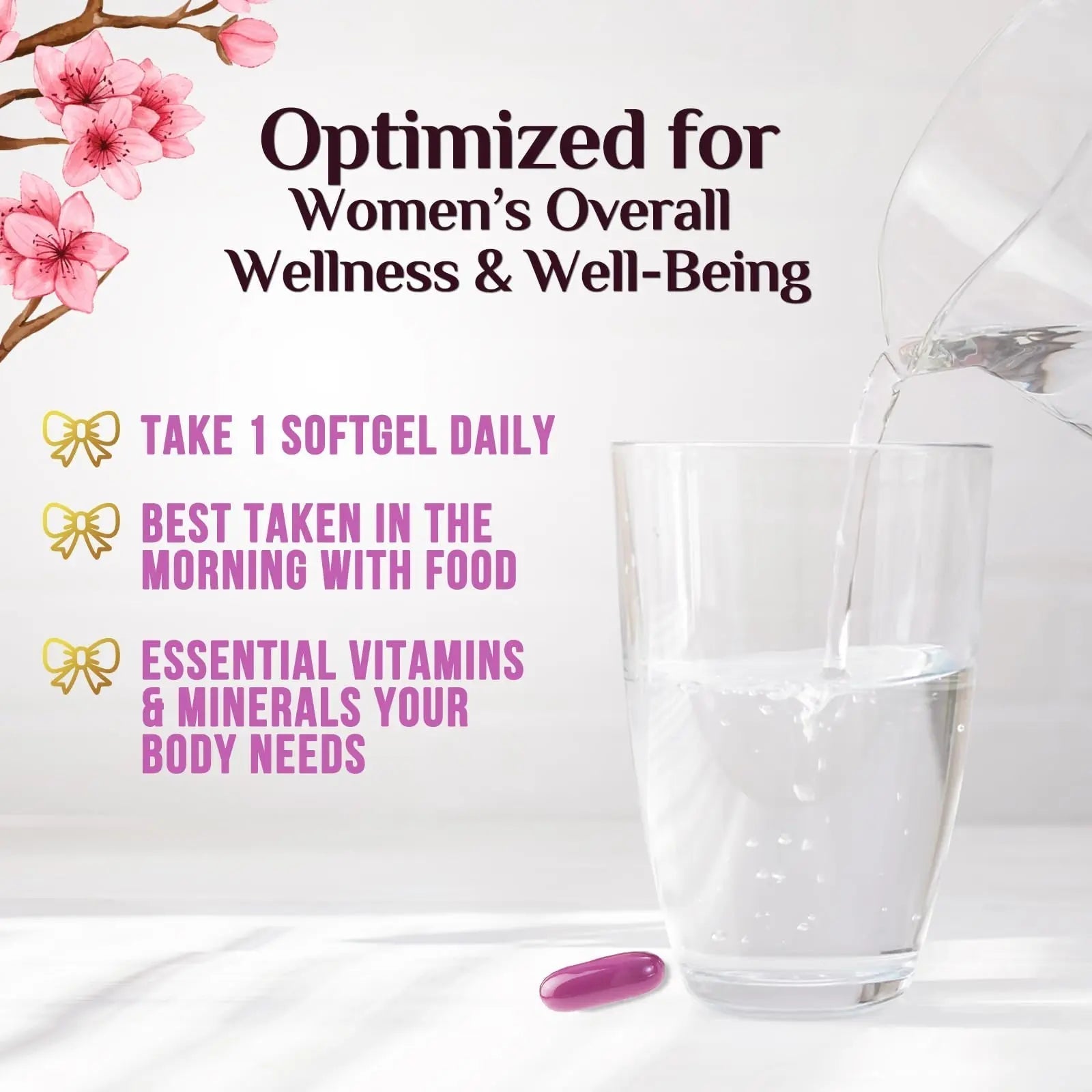 Multivitamin for Women - Complete Daily Womens Multivitamins with Calcium, Folic Acid, Vitamin A, C, D, E, & B Vitamins Nature's Nutrition buy supplements canada