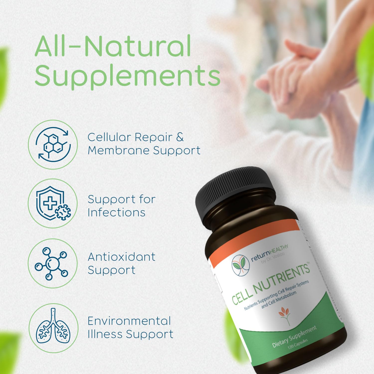 Return Healthy Cell Nutrients | Promotes Cell and Membrane Repair & Cell Metabolism | Helps Fight Tick-Borne Infections & More | Mitochondrial Supplements | Non-GMO, Vegan, 120 caps Return Healthy buy supplements canada