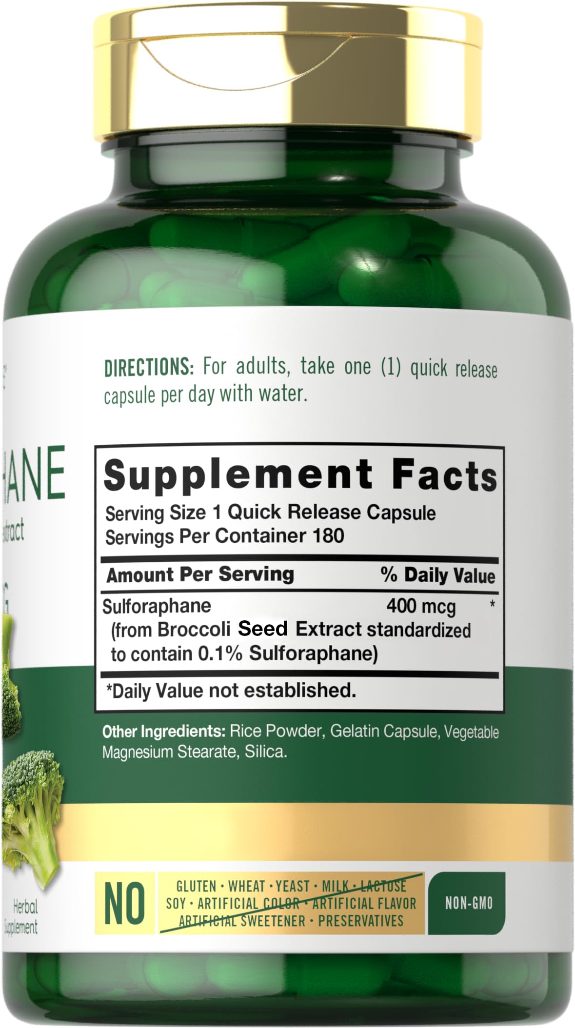 Carlyle Sulforaphane | from Broccoli Seed Extract | 180 Capsules | Traditional Herbal Carlyle buy supplements canada
