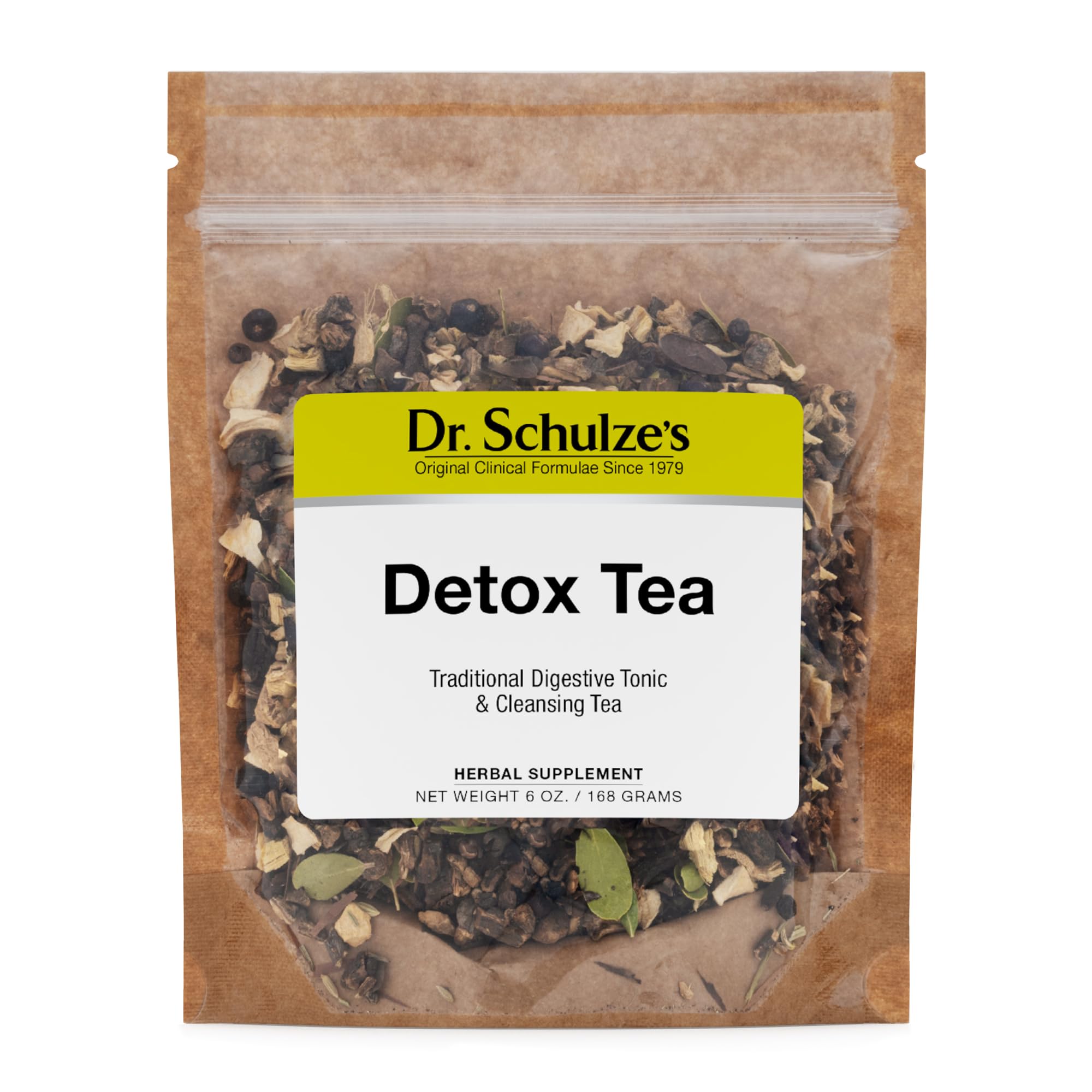 Dr. Schulze’s | Detox Tea | All Purpose Herbal Tonic | Powerful Digestive Stimulant | Dietary Supplement | Ultimate Liver Cleanse | Helps Eliminate Gas & Indigestion | Release Toxins | 6 Oz. Pack Dr. Schulze's buy supplements canada