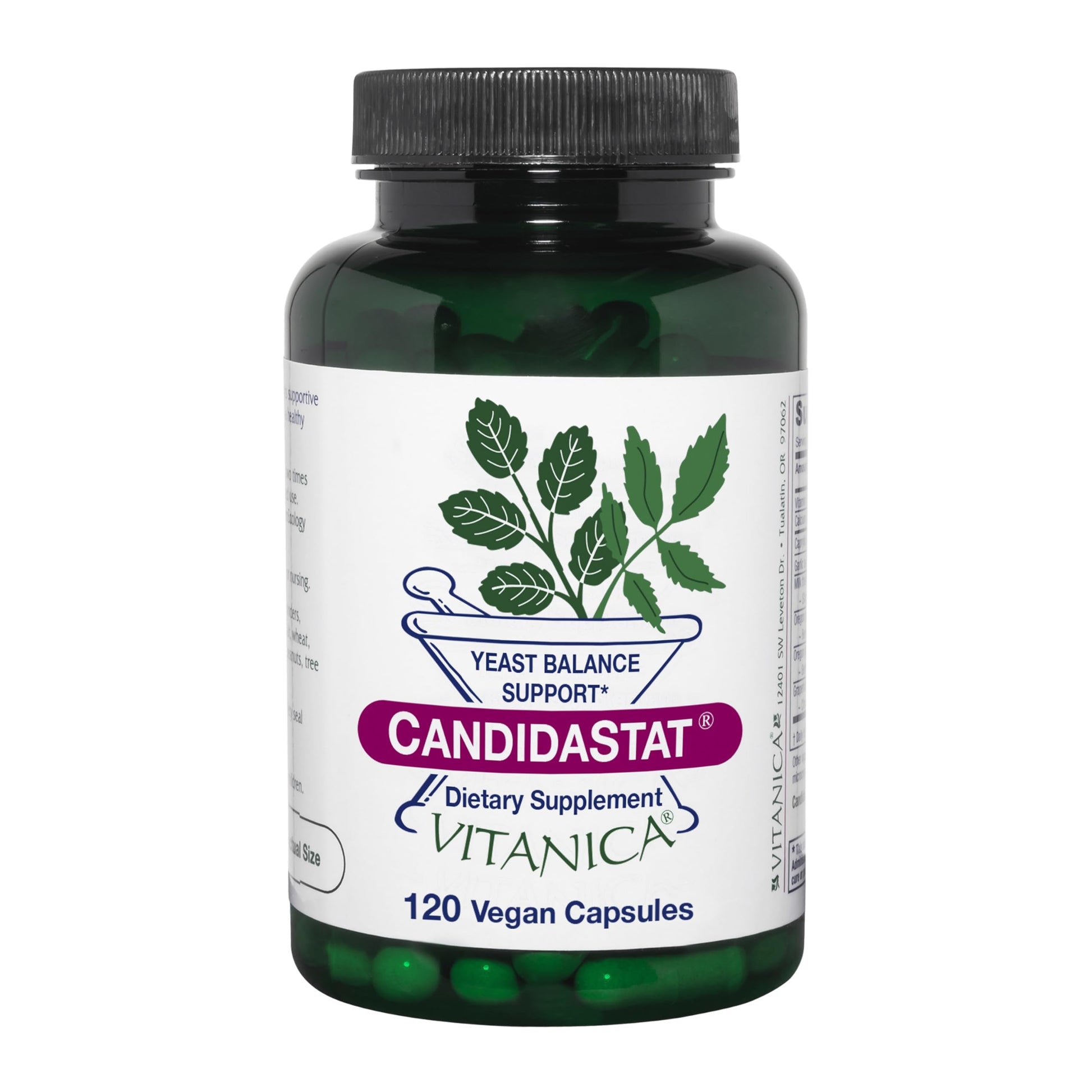 Vitanica Candidastat, Yeast Balance Supplement and Support, Vegan, 120 Capsules Vitanica buy supplements canada