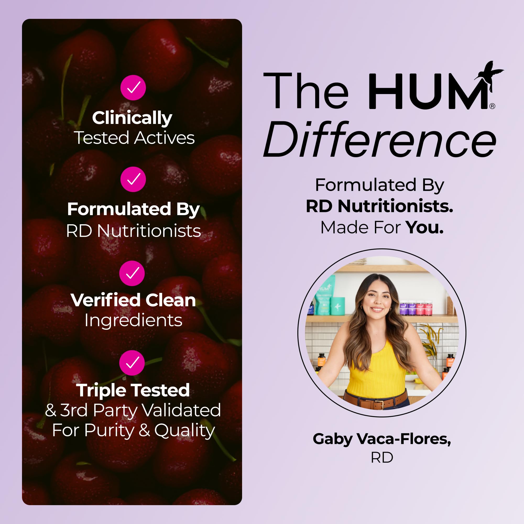 Hum Nutrition Dream Team Magnesium Bisglycinate Powder, L Theanine & Tart Cherry Magnesium Supplement Drink Mix, Support Rest, Relaxation & Sleep Routine, Gluten Free, Vegan, Cherry Lemon, 30 Servings HUM buy supplements canada