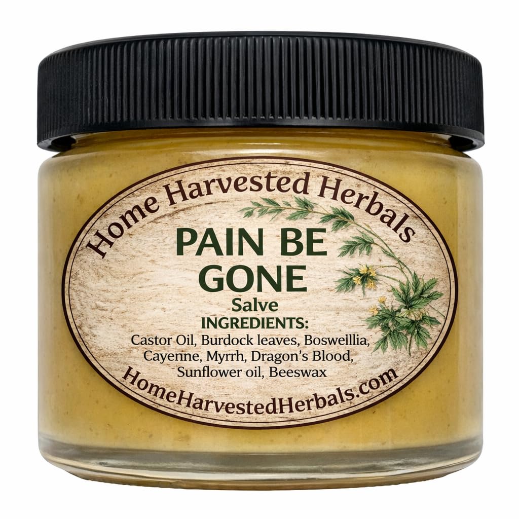 Pain Relief Herbal Salve – 2 oz – Home Harvested Herbals – Natural Relief for Aches, Muscles & Joint Discomfort Home Harvested Herbals buy supplements canada