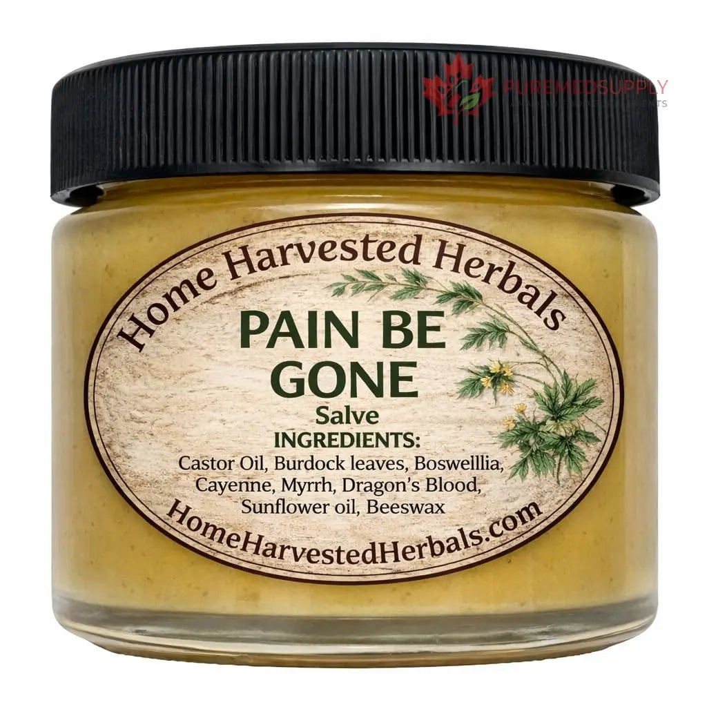 Pain Relief Herbal Salve – 2 oz – Home Harvested Herbals – Natural Relief for Aches, Muscles & Joint Discomfort Home Harvested Herbals buy supplements canada