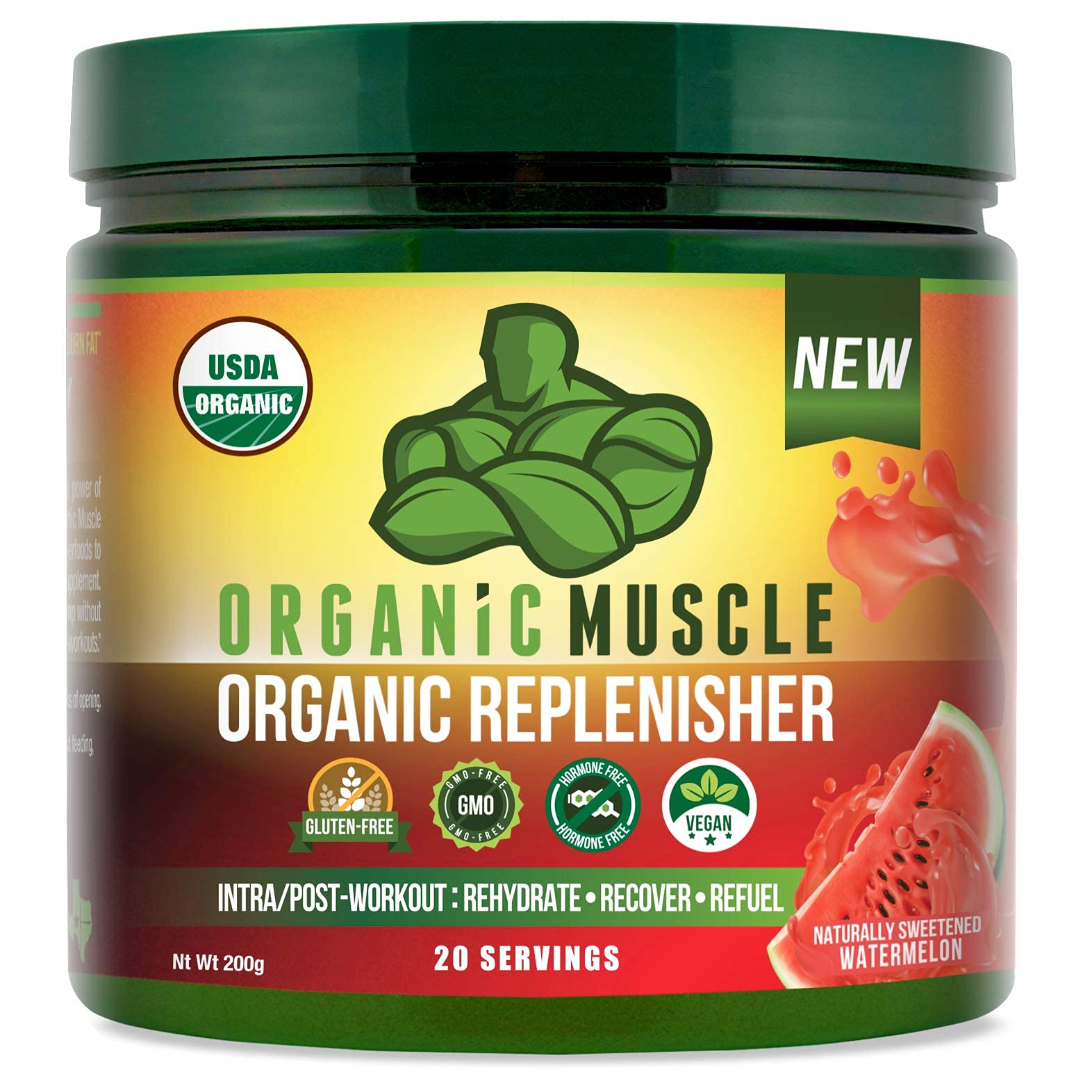 Organic Muscle Bundle - Pre-Workout Powder for Energy (Passionfruit Guava) + Replenisher Organic Muscle buy supplements canada