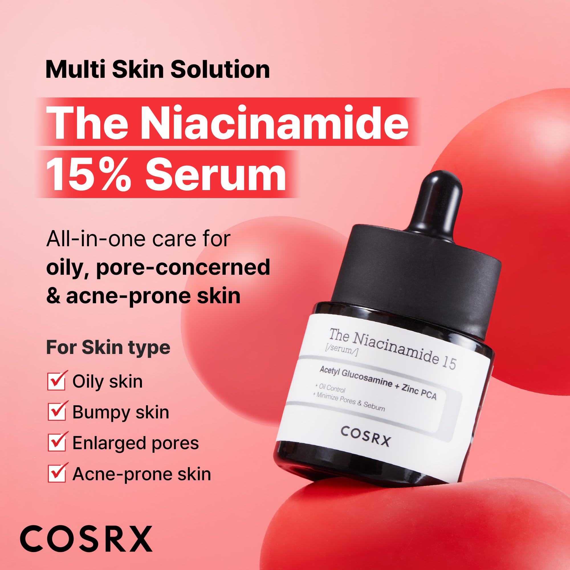 COSRX 15% Niacinamide Face Serum, 0.67 fl oz, Pore Minimizer Serum for Face, Even Skin Tone, Korean Skin Care COSRX buy supplements canada