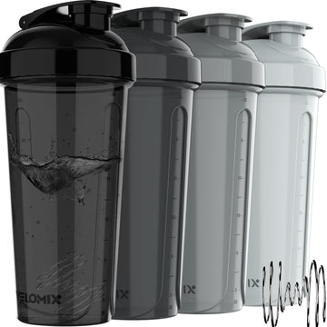 VELOMIX -4 PACK- Protein Shaker Bottles for Protein Mixes, 28 OZ Shaker Cups for Protein Shakes VELOMIX buy supplements canada