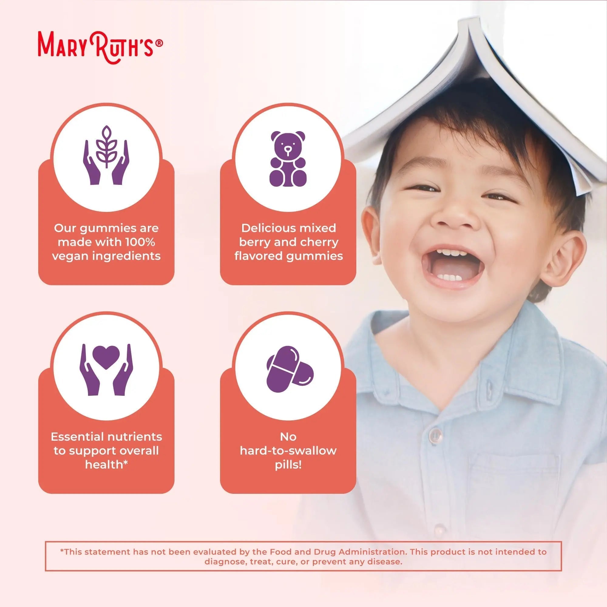 MaryRuth Organics Vitamin Gummy | Kids and Toddlers Age 2+ | USDA | Daily Vitamin C | D3 | Zinc | MaryRuth Organics buy supplements canada