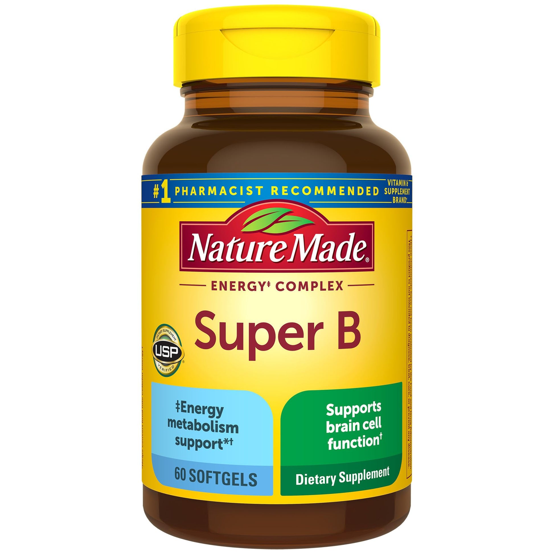 Nature Made Super B Complex Vitamins for Women and Men, Dietary Supplement for Energy Metabolism Support, Super Vitamin B Complex Nature Made buy supplements canada