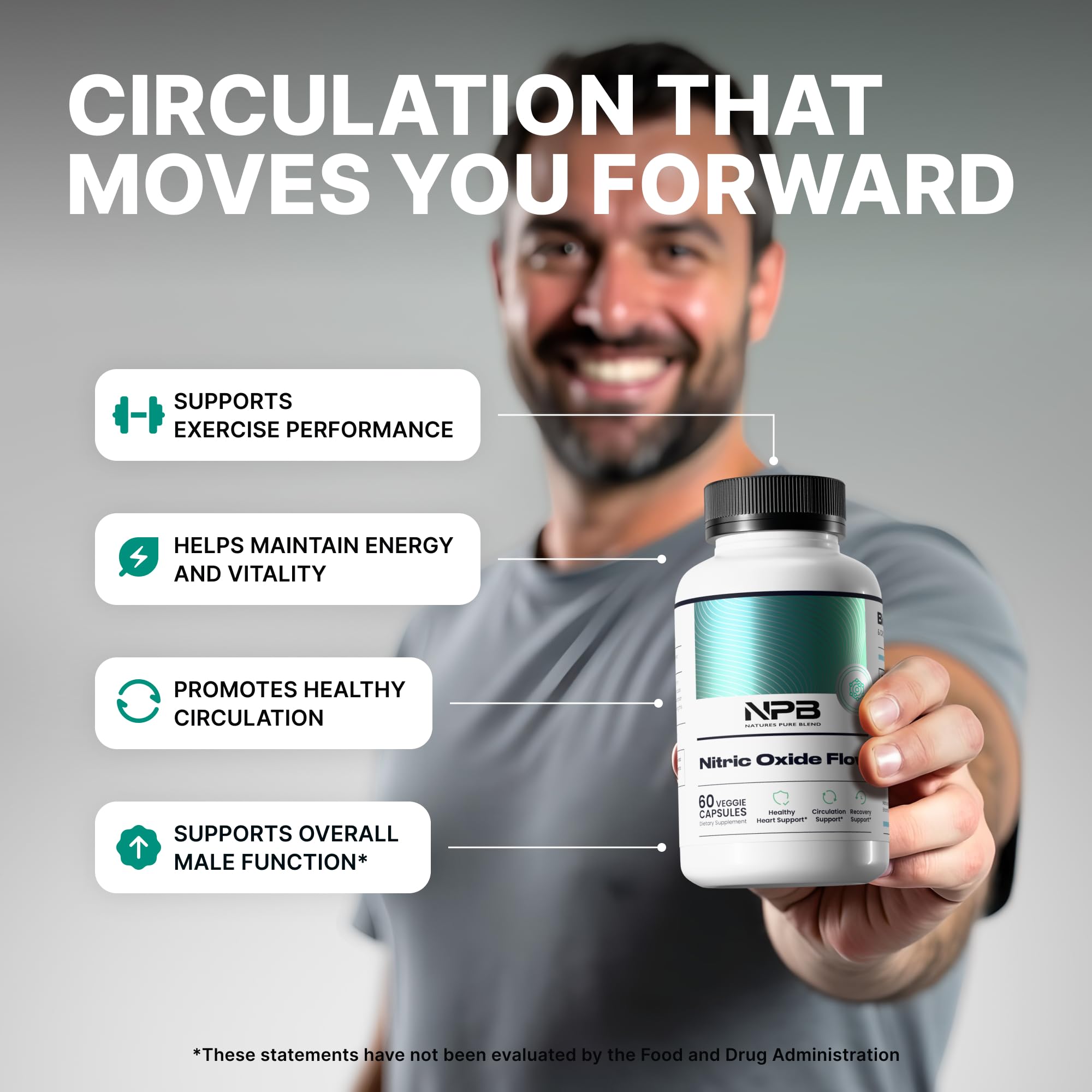 Nature's Pure Blend Nitric Oxide Supplements for Men – L-Arginine L-Citrulline – Heart Support & Flow Circulation Booster – 1500MG L Arginine and L Citrulline, Preworkout, Bodybuilding Nature's Pure Blend buy supplements canada