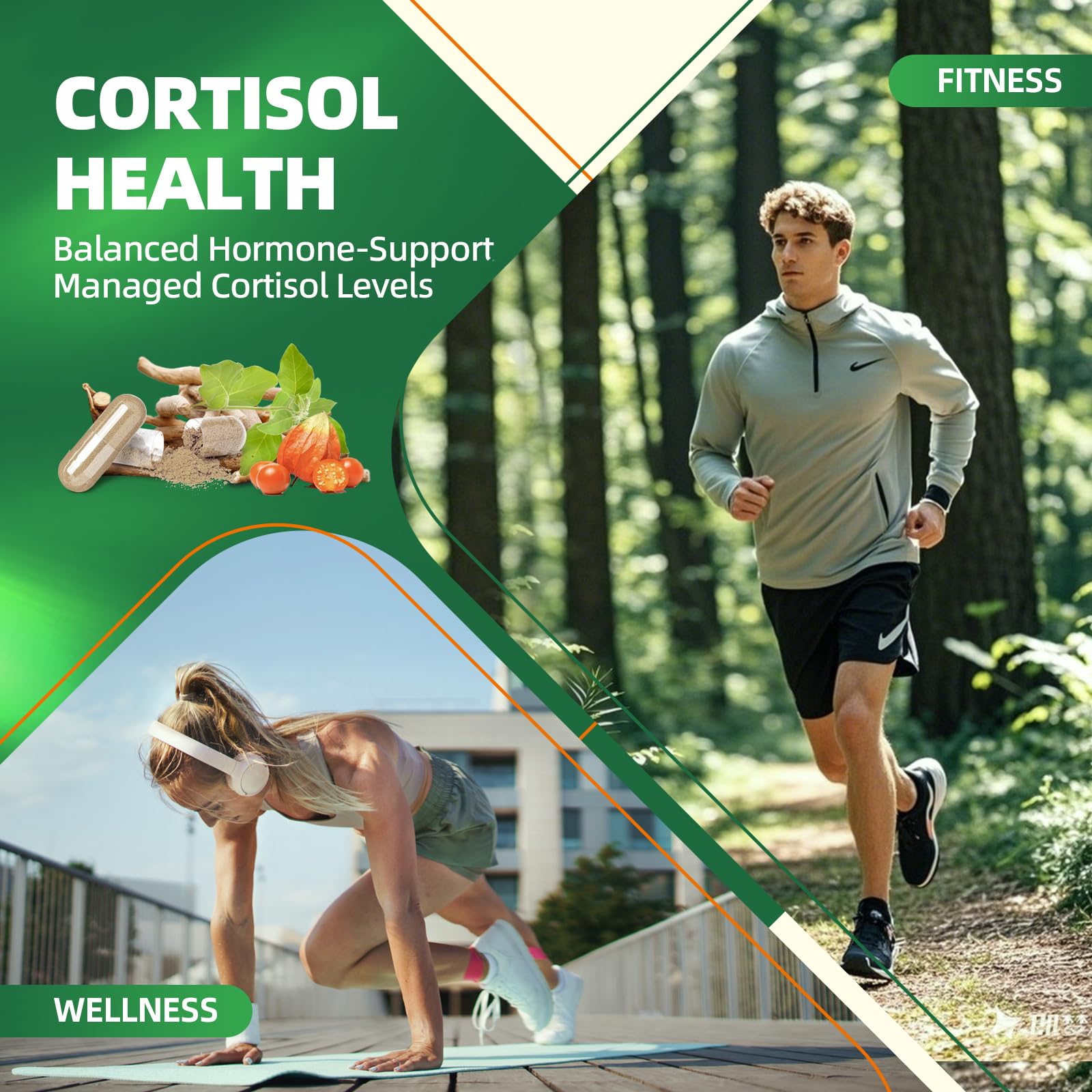 B BEWORTHS Cortisol Supplements for Women Men, 10-in-1 Cortisol Detox with Ashwagandha, Magnesium, L-Theanine, Balanced Cortisol Levels, Night & Calm Support, 120 Vegan Capsules B BEWORTHS buy supplements canada