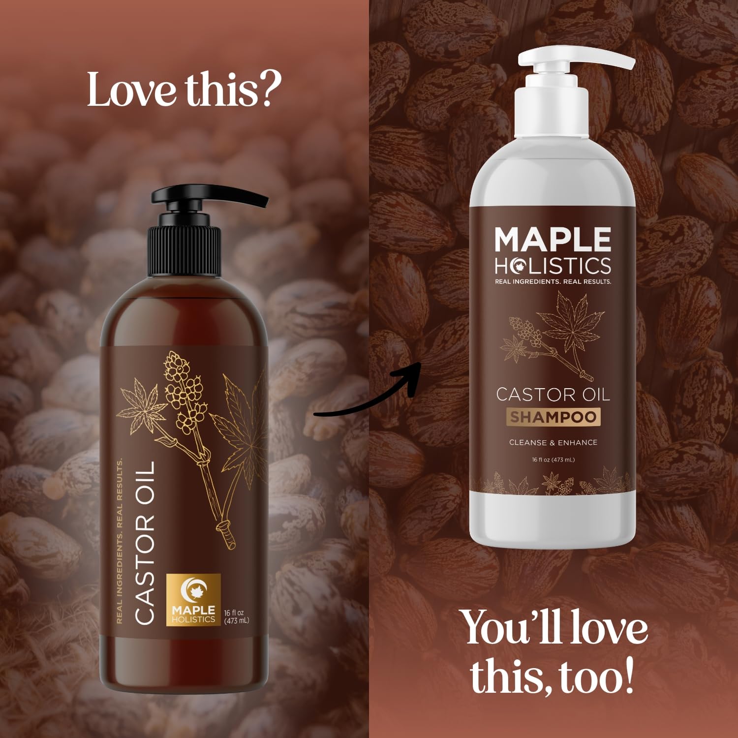 Pure Castor Oil for Body & Skin Care Great for Wraps & Compresses - Castor Oil for Hair Skin Maple Holistics buy supplements canada