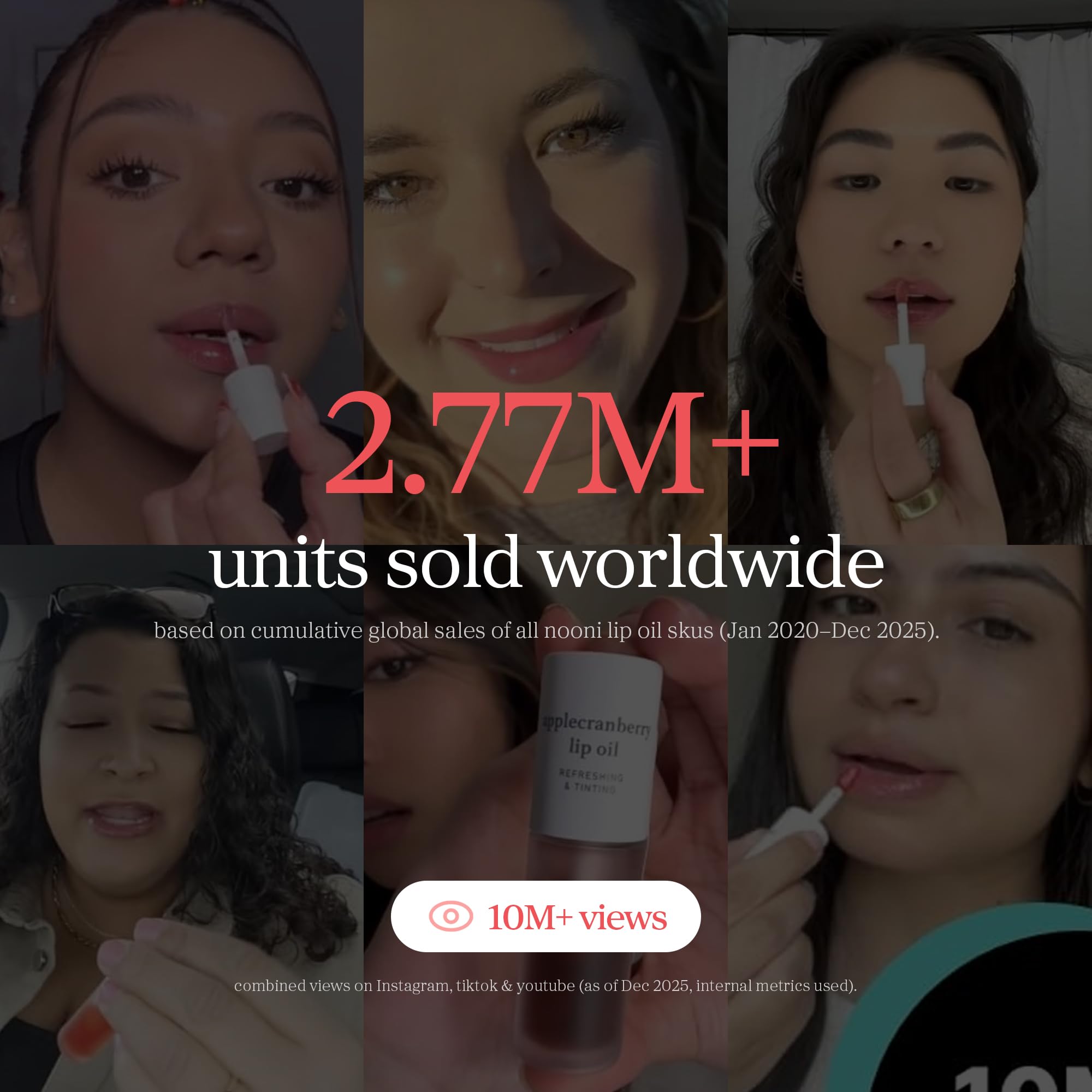 NOONI Korean Lip Oil - Appleberry | Long-Lasting, Moisturizing, Plumping, Revitalizing for Dry Lips, Waterproof, No Peel Off, Hydrating, Nourishing Crystal Clear, Stocking Stuffers, 0.12 FL Oz NOONI buy supplements canada
