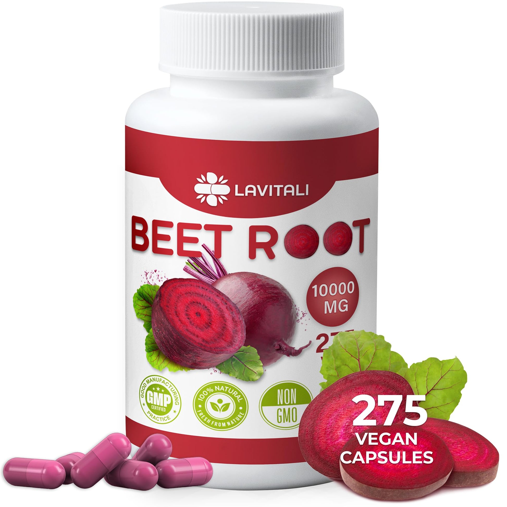 LaVitali 275 Beet Root Extract Capsules, 1000mg per Serving, High Concentrated Herbal LaVitali buy supplements canada