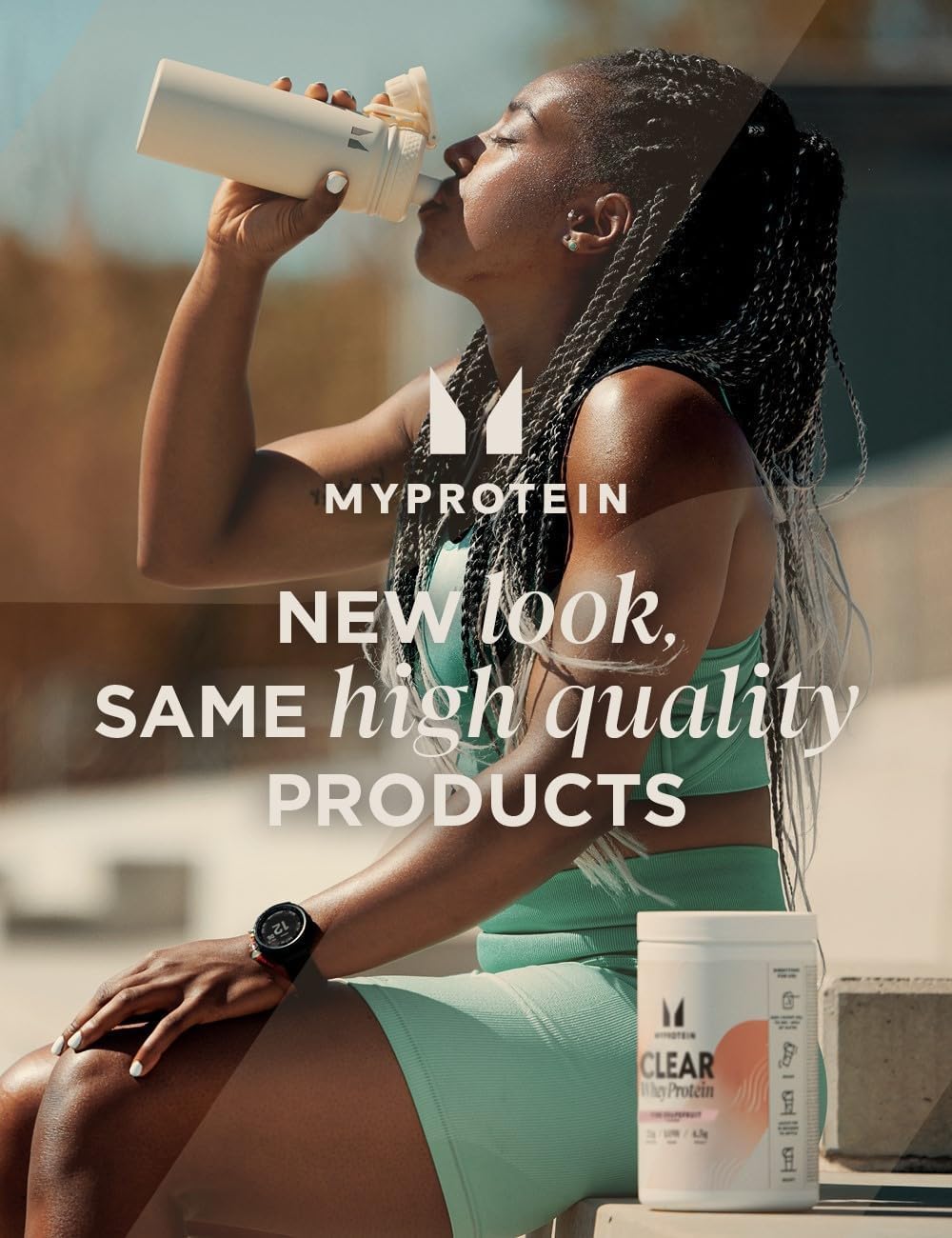 Myprotein Clear Whey Isolate Protein Powder - Peach Tea - 488g - 20 Servings Myprotein buy supplements canada