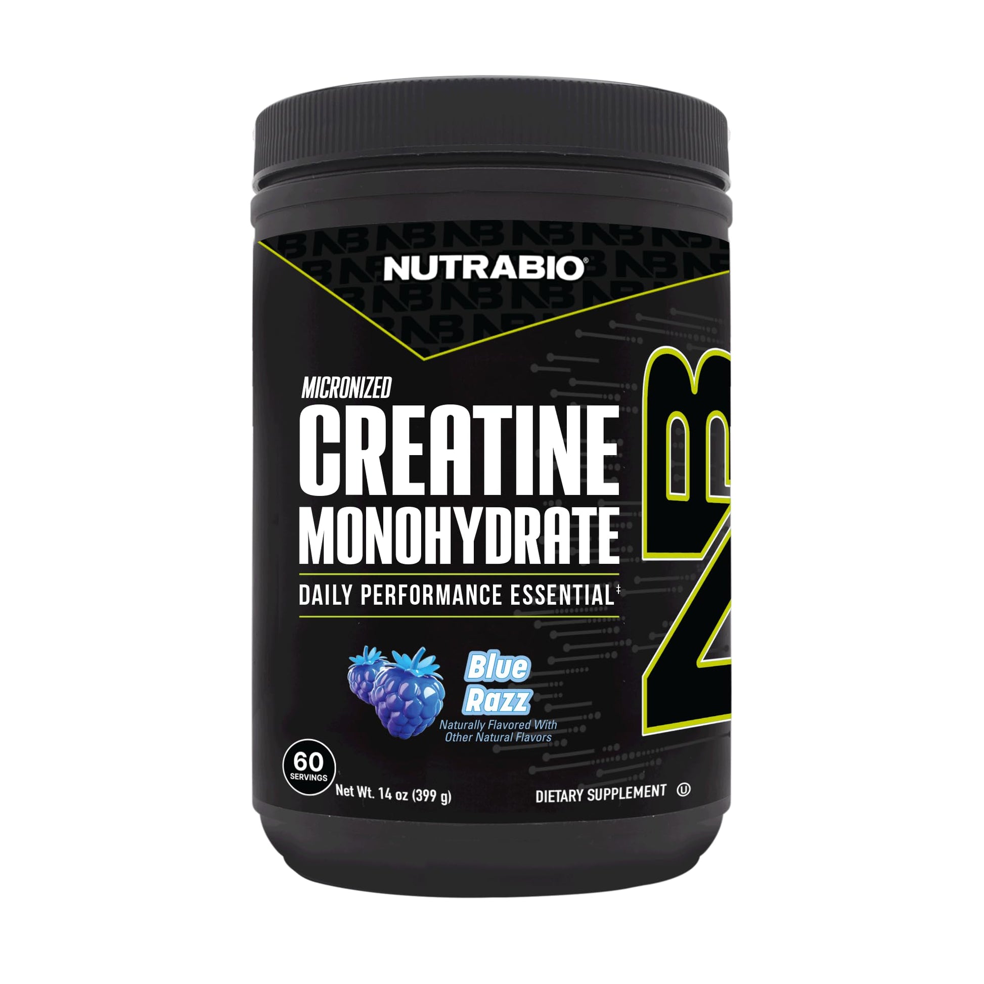 NutraBio Pure Micronized Creatine Monohydrate Powder Supplement, Blue Razz (300 g) - Supports Bulk Muscle Energy, Recovery, and Strength - HPLC Tested Creatine Powder Supplement for Men and Women NutraBio buy supplements canada