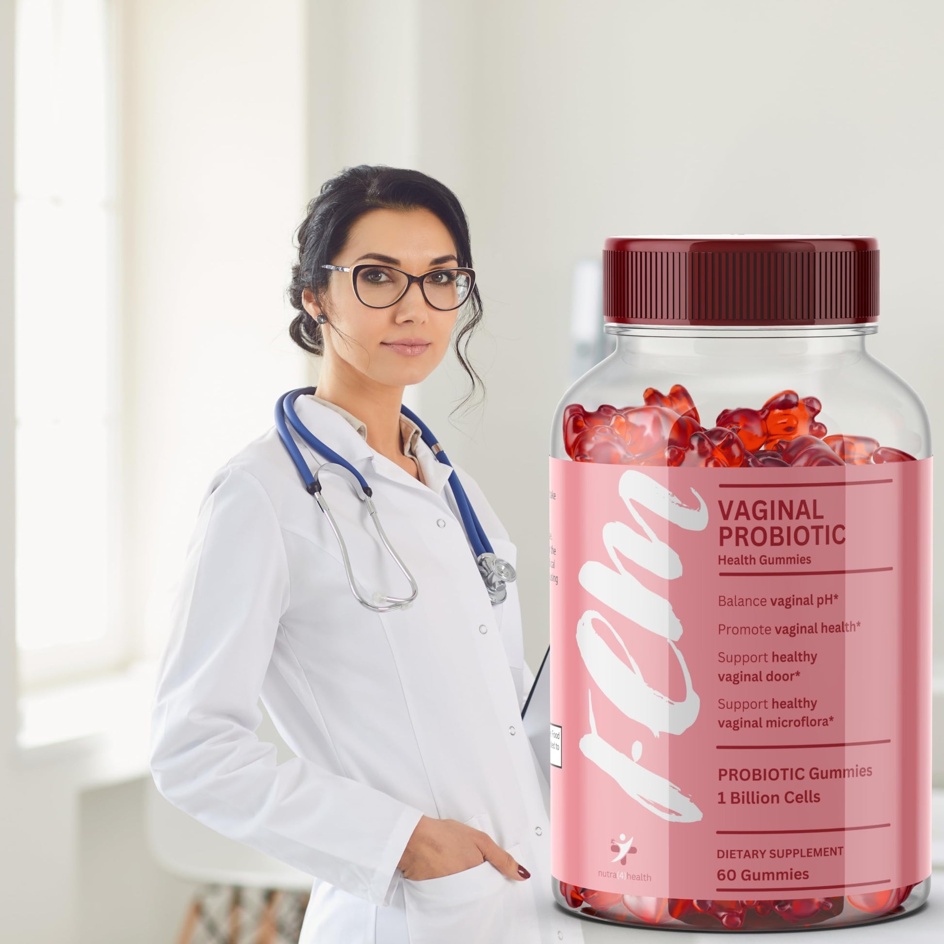 FEM Vaginal Probiotic Gummies for Women - Promotes pH Balance, Healthy Vaginal Odor & Urinary nutra4health buy supplements canada
