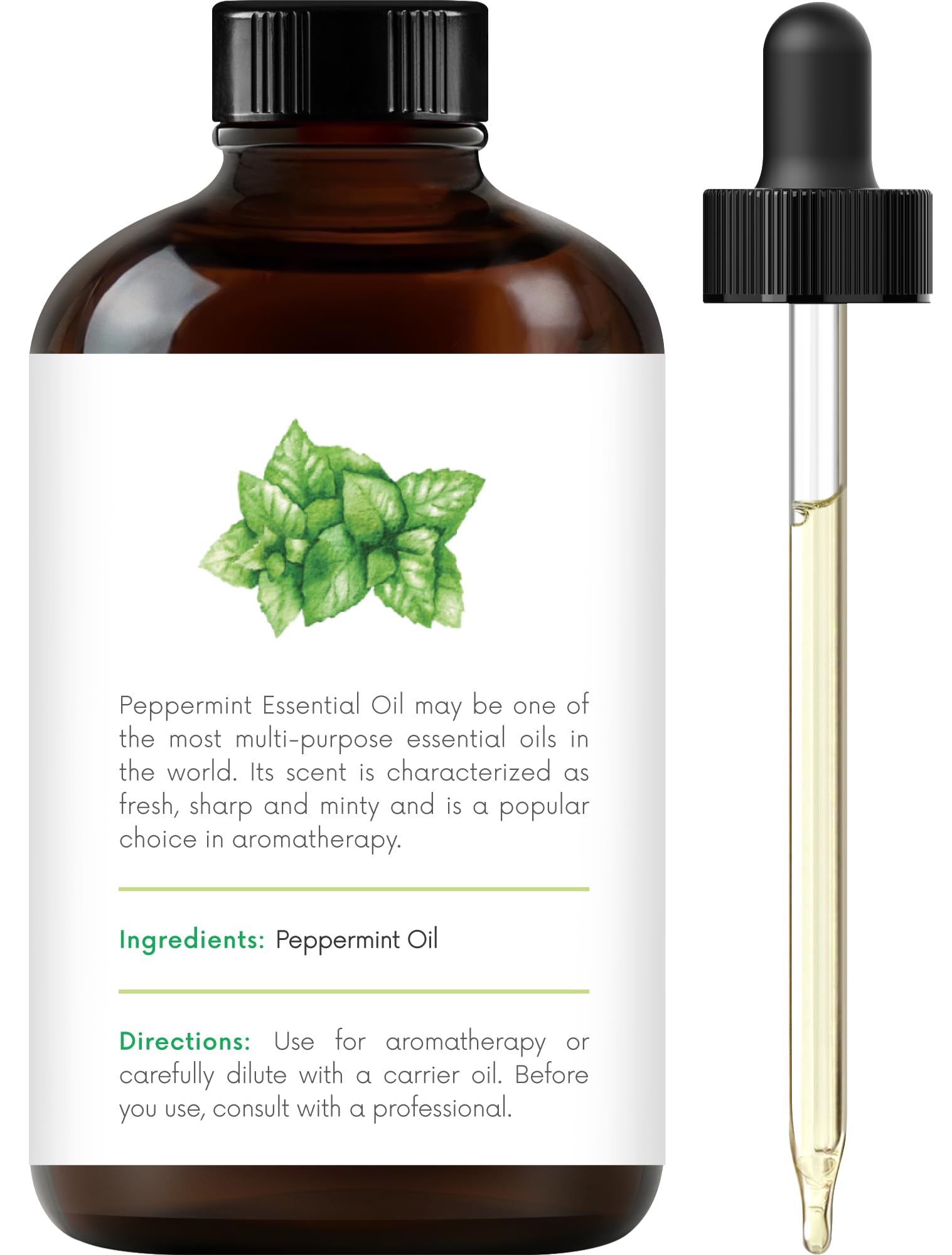 Handcraft Blends Peppermint Essential Oil - Huge 4 Fl Oz - 100% Pure and Natural - Premium Grade Handcraft Blends buy supplements canada
