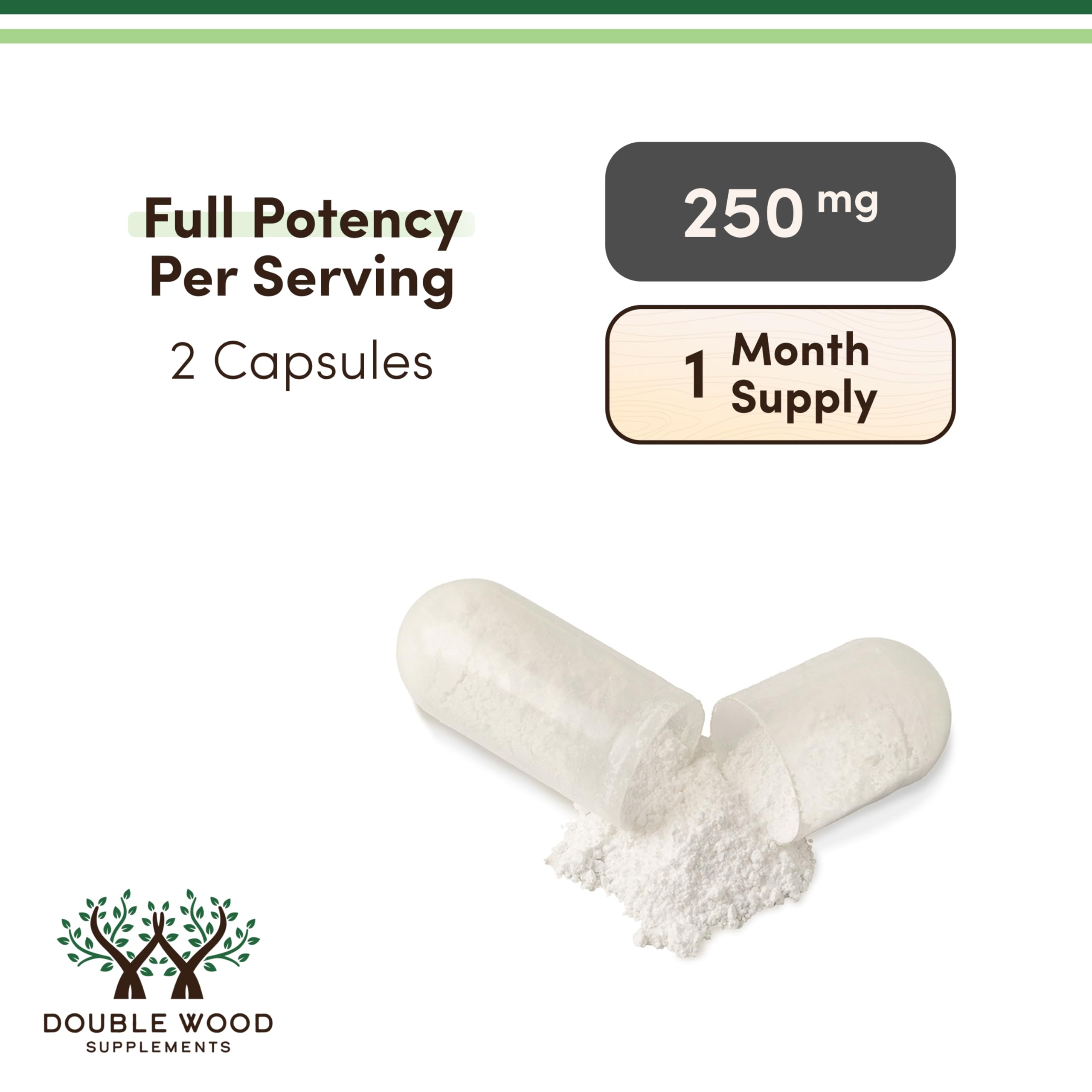 Double Wood Supplements NMN (Nicotinamide Mononucleotide) 250mg, 60 Capsules - 30 Servings, Gluten Free Double Wood Supplements buy supplements canada