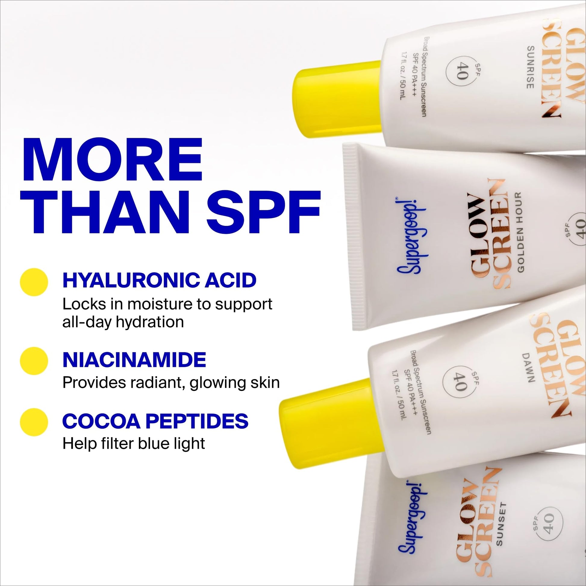 Supergoop! Glowscreen SPF 40, Sunrise (Champagne Glow) - 1.7 fl oz - Glowy Primer + Broad Spectrum Tinted Sunscreen Supergoop! buy supplements canada