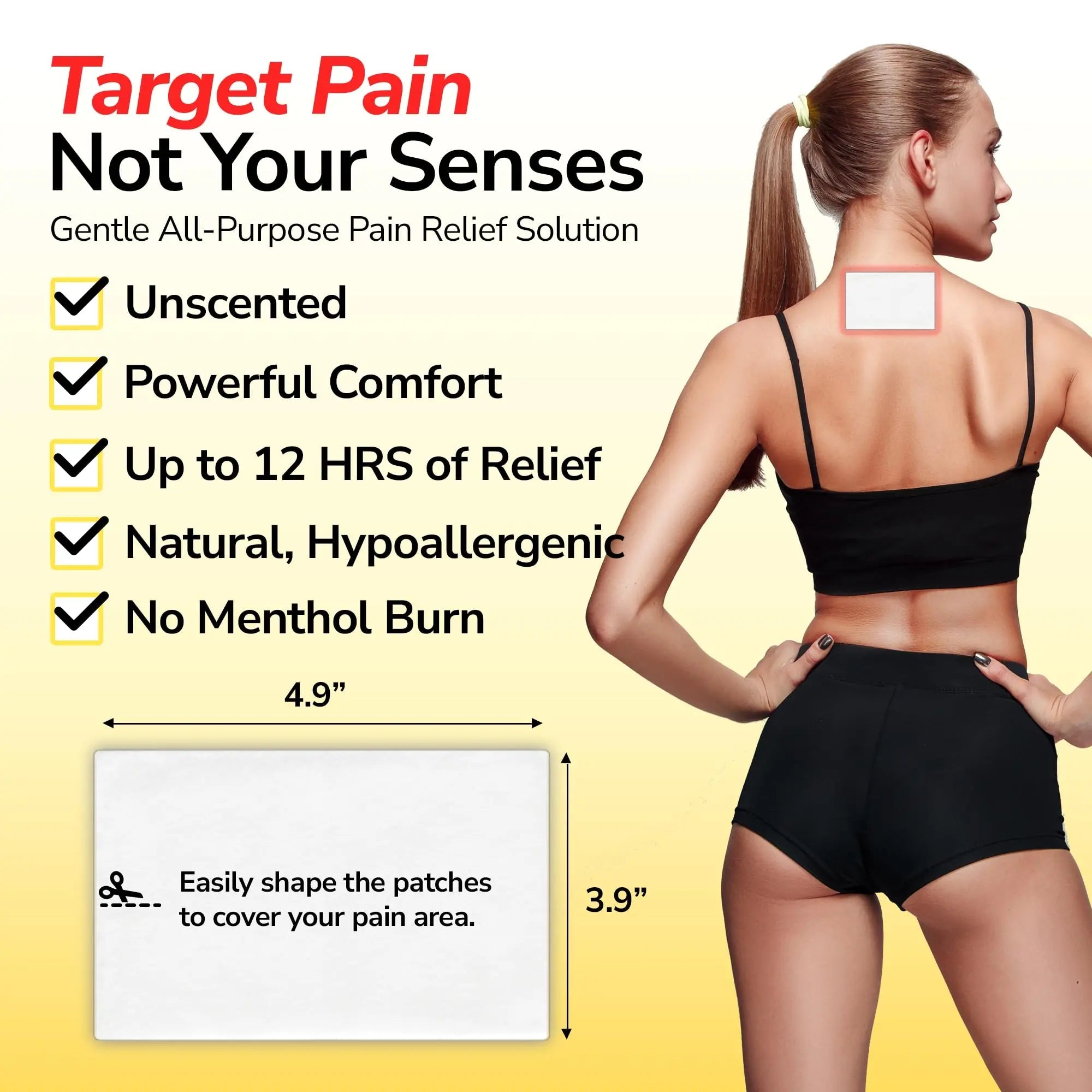 LABOFLEX Arnipatch Natural Arnica Pain Relief Hydrogel Patches – Long Lasting Relief for Muscle Soreness, Swelling, Inflammation, Stiffness & Injury on Back, Knee & Neck (Box, 10, Count) LABOFLEX buy supplements canada
