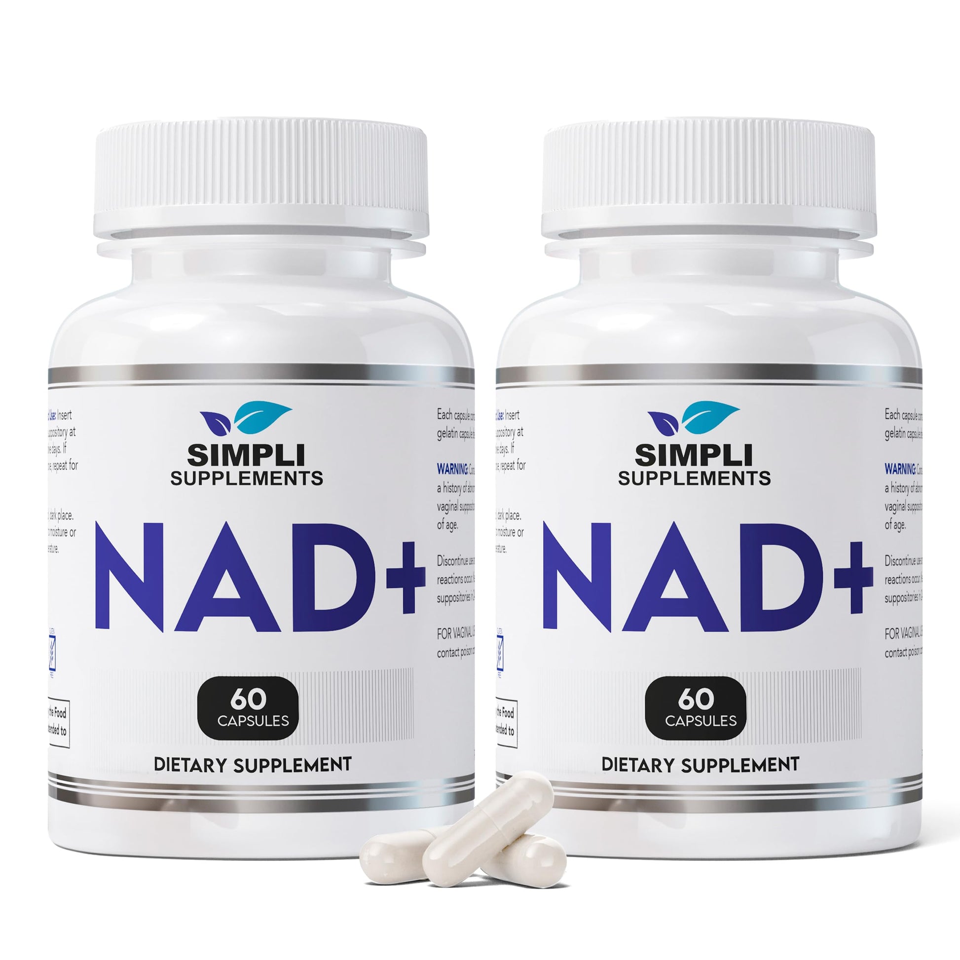 NAD Supplement for Anti-Aging and Cell Regeneration | NAD Booster 500mg Per Serving | NMN Supplement Alternative | Similar to Nicotinamide Riboside | 120 Capsules (2 Month Supply) Simpli Supplements buy supplements canada