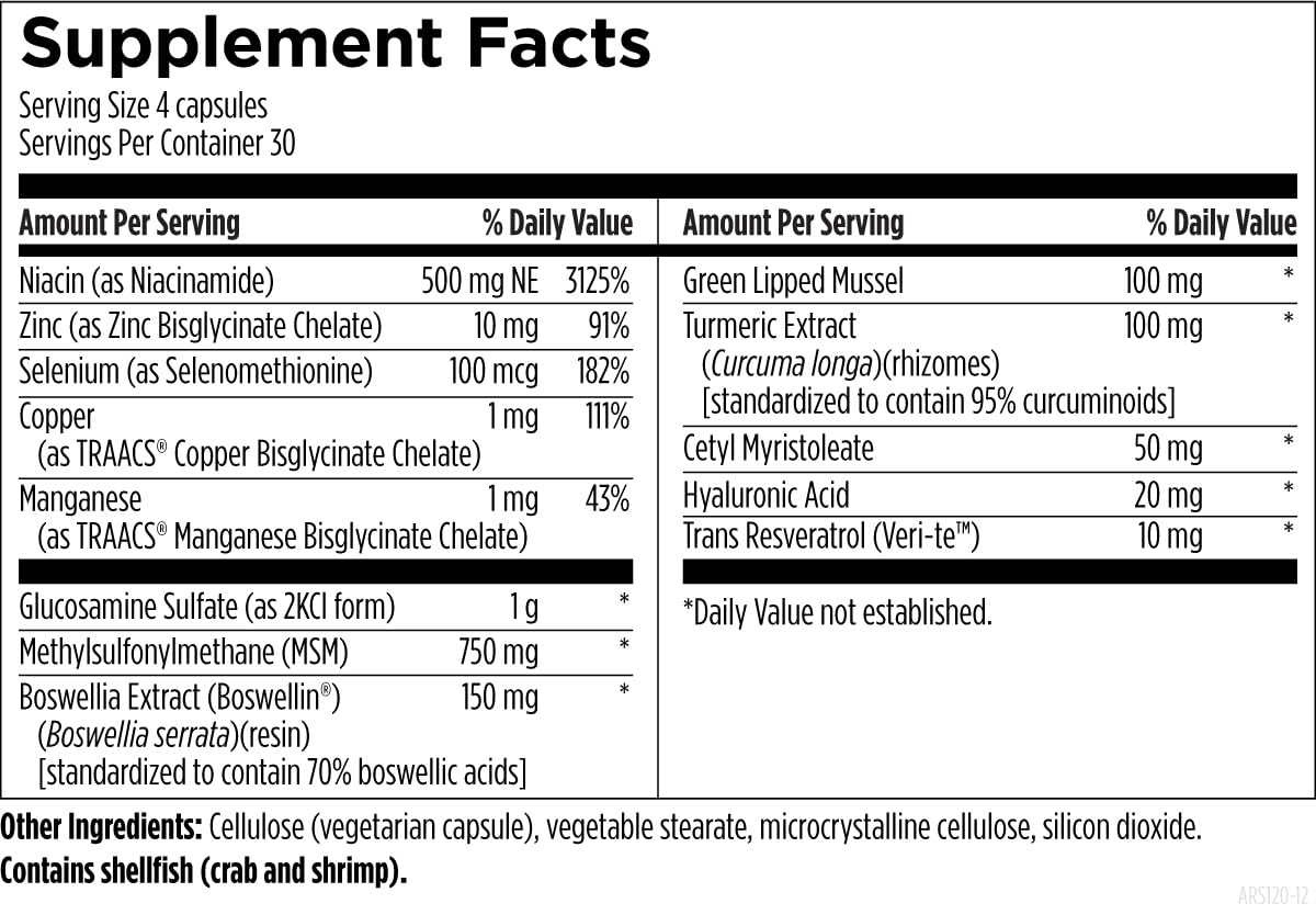 Designs for Health ArthroSoothe - Hyaluronic Acid, Glucosamine, MSM, Green Lipped Mussel, Turmeric + More to Help Support Healthy Joint Function - Non-GMO Supplement for Adults (120 Capsules) Designs for Health buy supplements canada