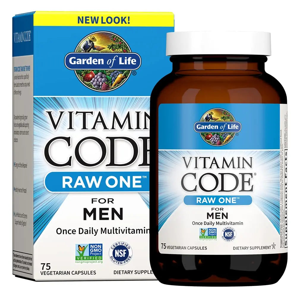 Garden of Life Vitamin Code Women's and Men's Multivitamins Bundle, 120+75 Capsules Garden of Life buy supplements canada