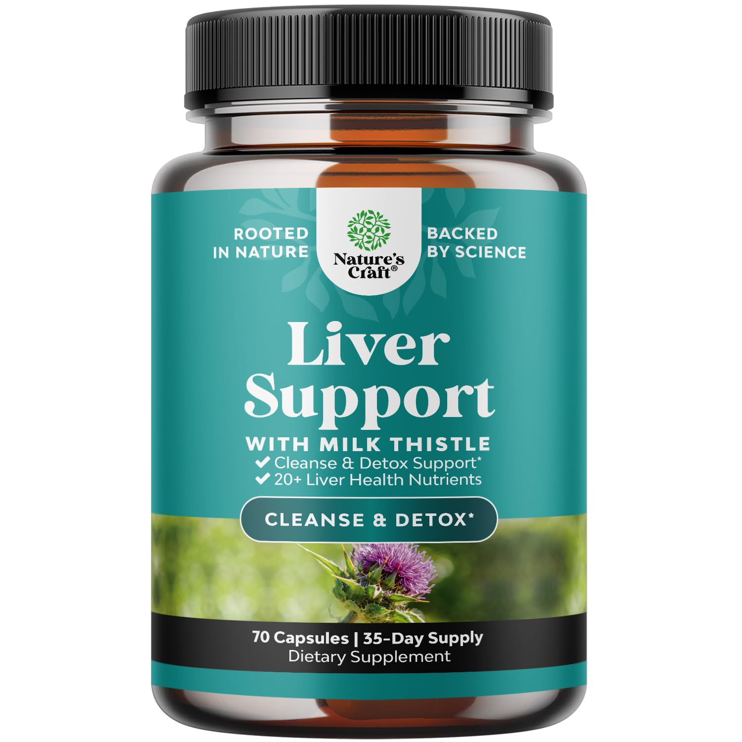Liver Cleanse Detox & Repair Formula - Herbal Liver Support Supplement Natures Craft buy supplements canada