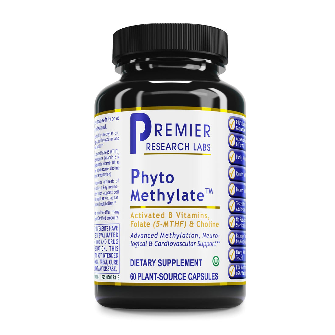 Premier Research Labs Phyto Methylate - B Vitamin Supplement - Supports Methylation, Detox, Brain & Heart Health - 5-MTHF & P5P - 60 Plant-Source Capsules Premier Research Labs buy supplements canada