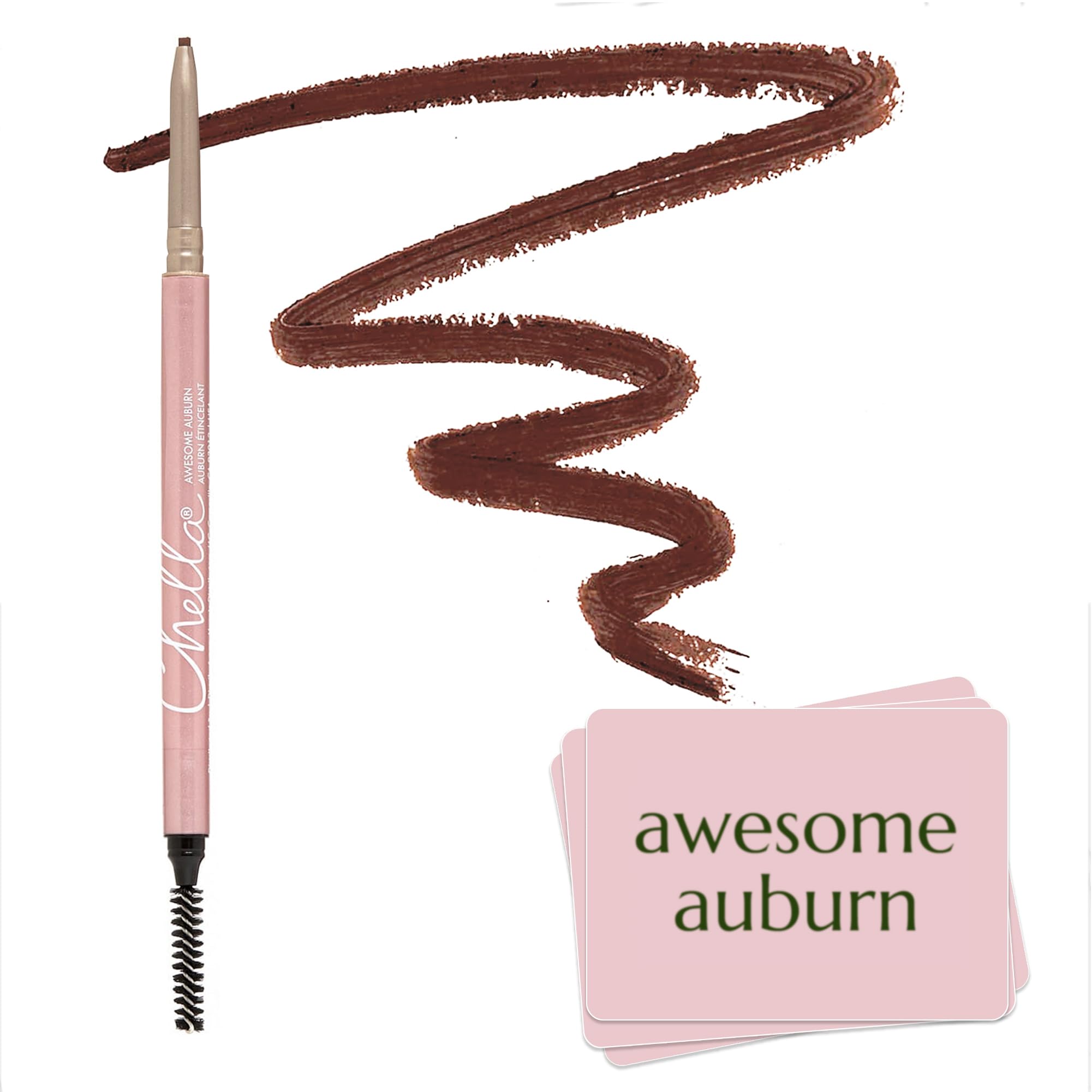 Chella Eyebrow Pencil – Easy-to-Use Brow Definer for Shaping, Filling & Blending – Long-Wear Auburn Eyebrow Pencils for Women with Precise Tip (Auburn) Chella buy supplements canada
