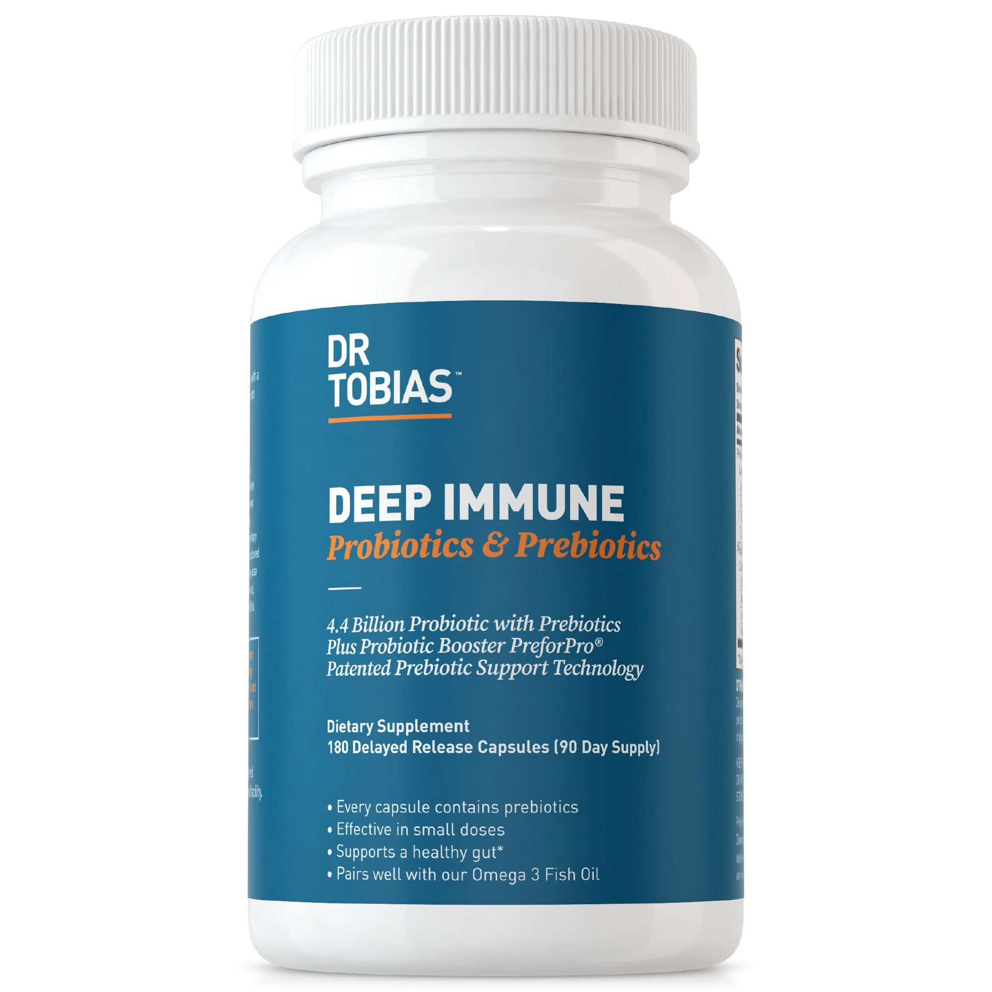 Dr. Tobias Deep Immune Probiotics & Prebiotics, 4.4 Billion CFU Probiotics for Women Dr. Tobias buy supplements canada
