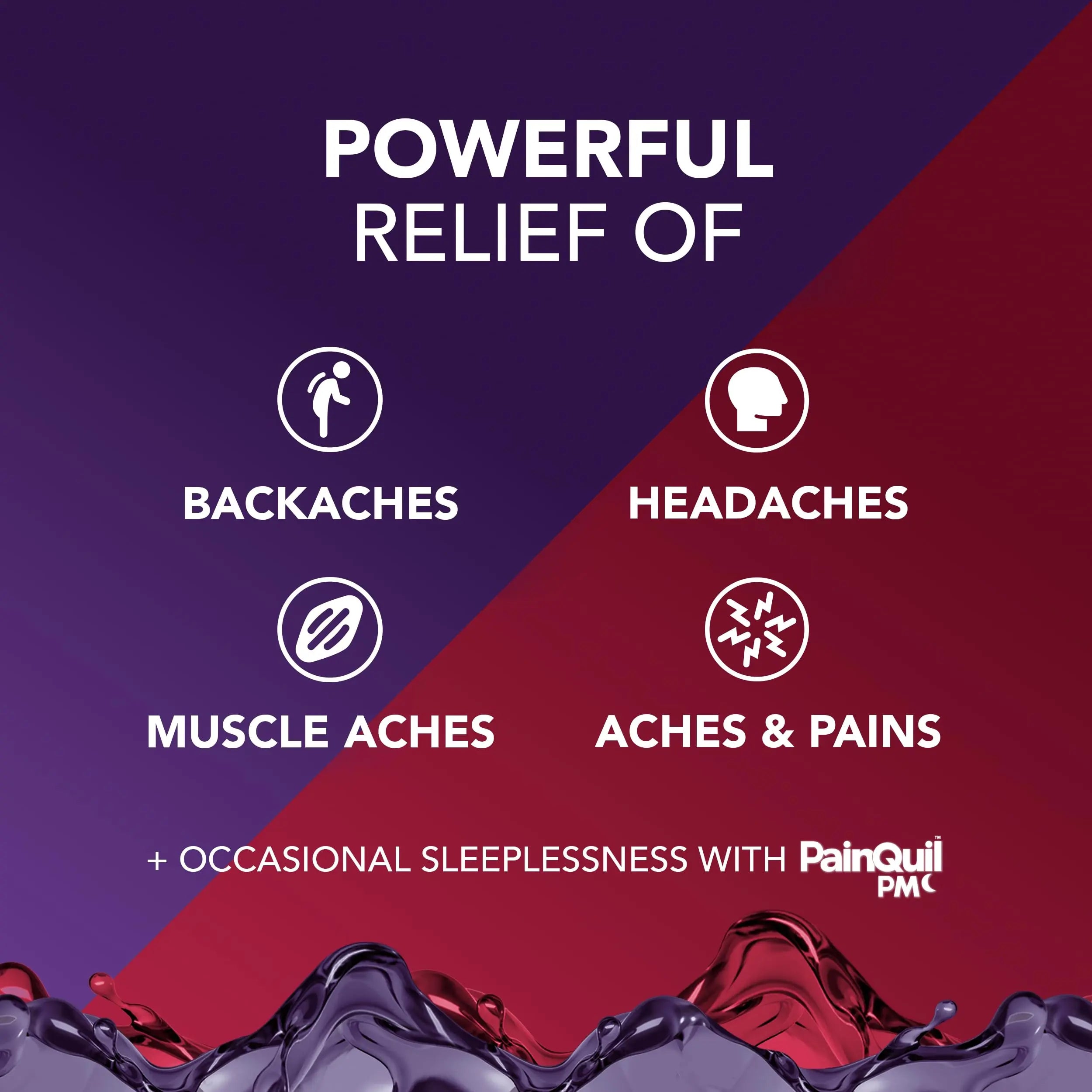 Vicks PainQuil & PainQuil PM Pain Relief Liquid, 1000mg Acetaminophen, 2x12 oz Vicks buy supplements canada