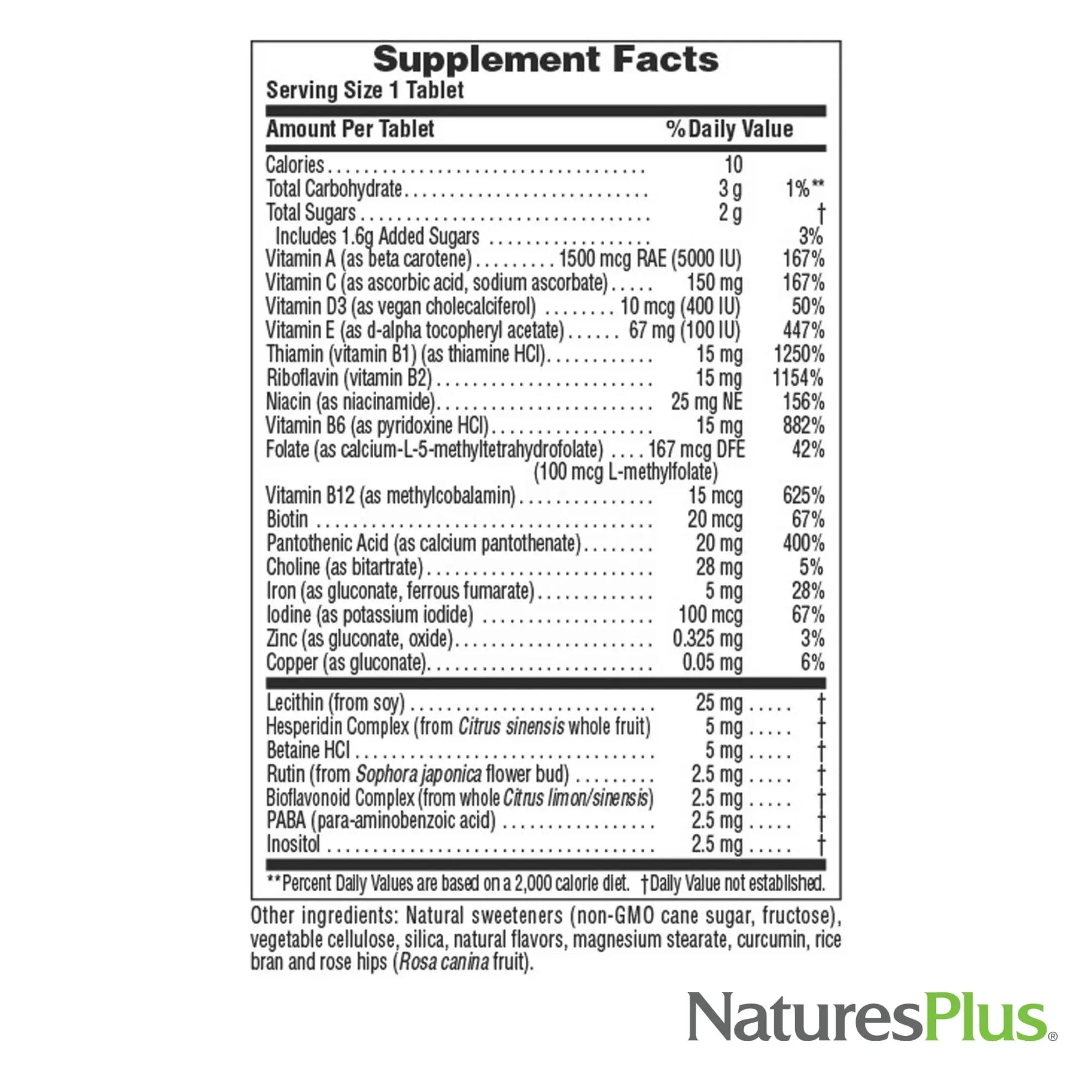 Natures Plus Adult's Chewable Multivitamin - 90 Vegetarian Tablets - Pineapple Flavor - Natural Whole Foods Supplement for Overall Health, Energy NaturesPlus buy supplements canada